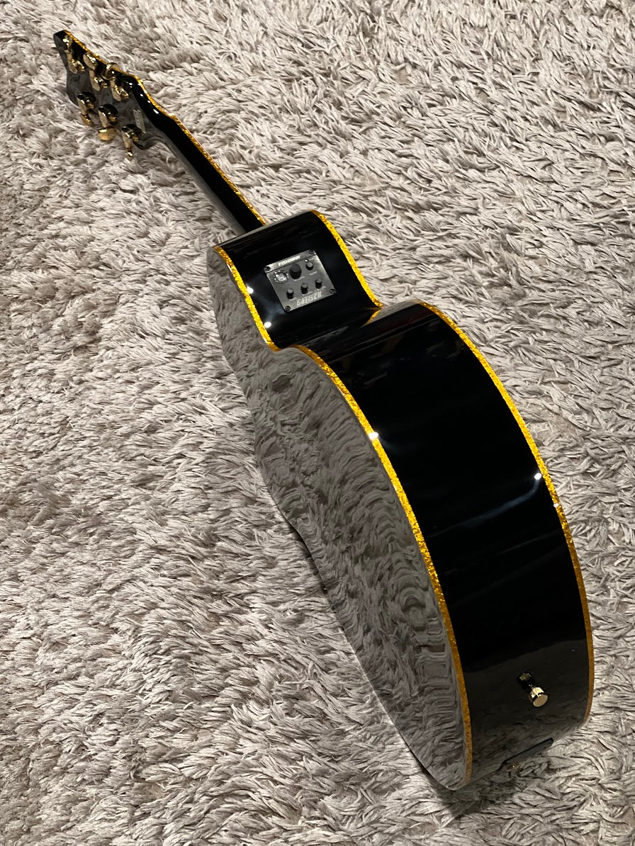 Gretsch G5022CBFE Rancher Falcon Jumbo in Black - Image 3