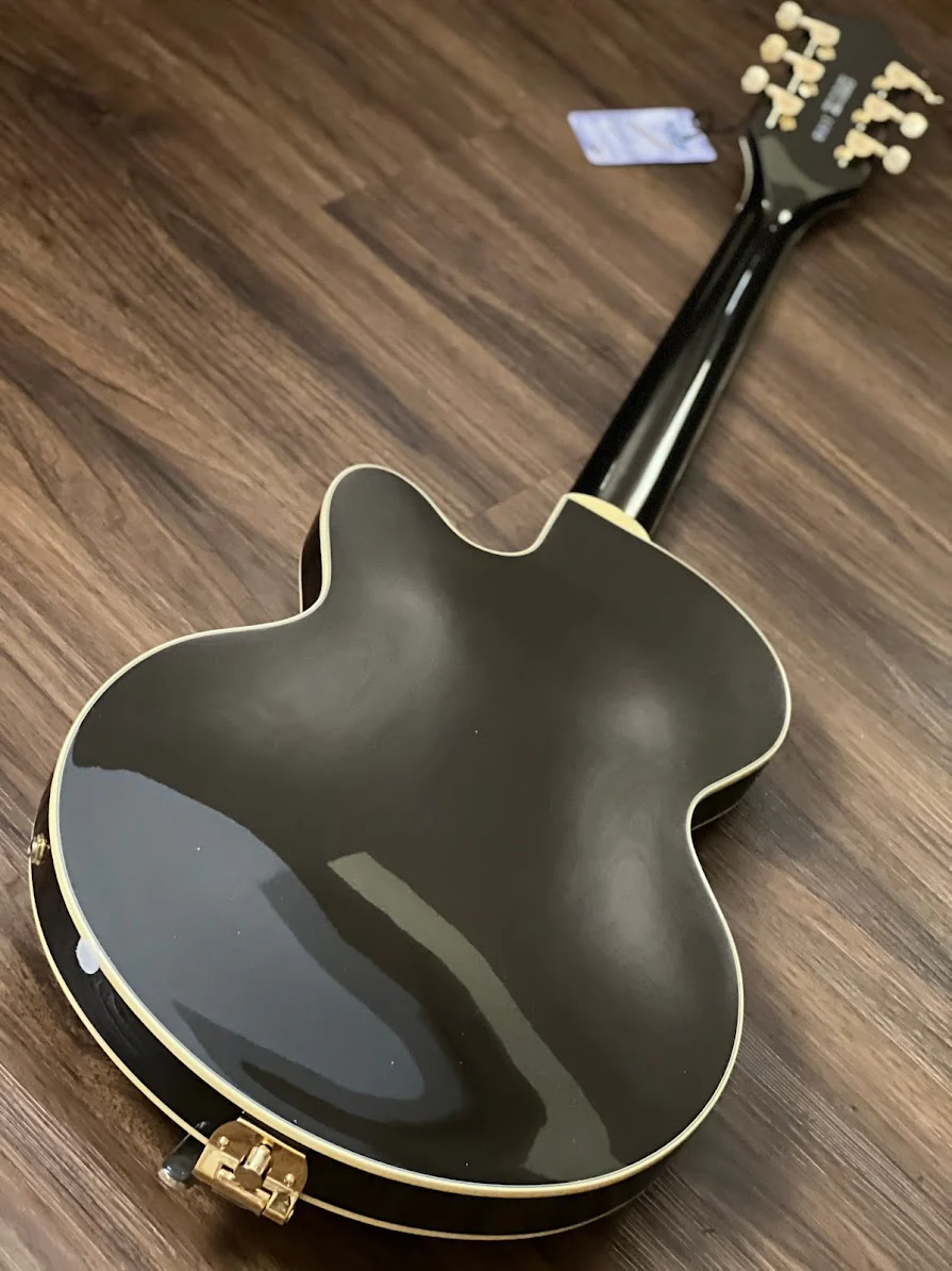 Gretsch G5655TG Electromatic Center Block Jr Single-Cut w/Bigsby with Laurel FB in Black Gold - Image 4