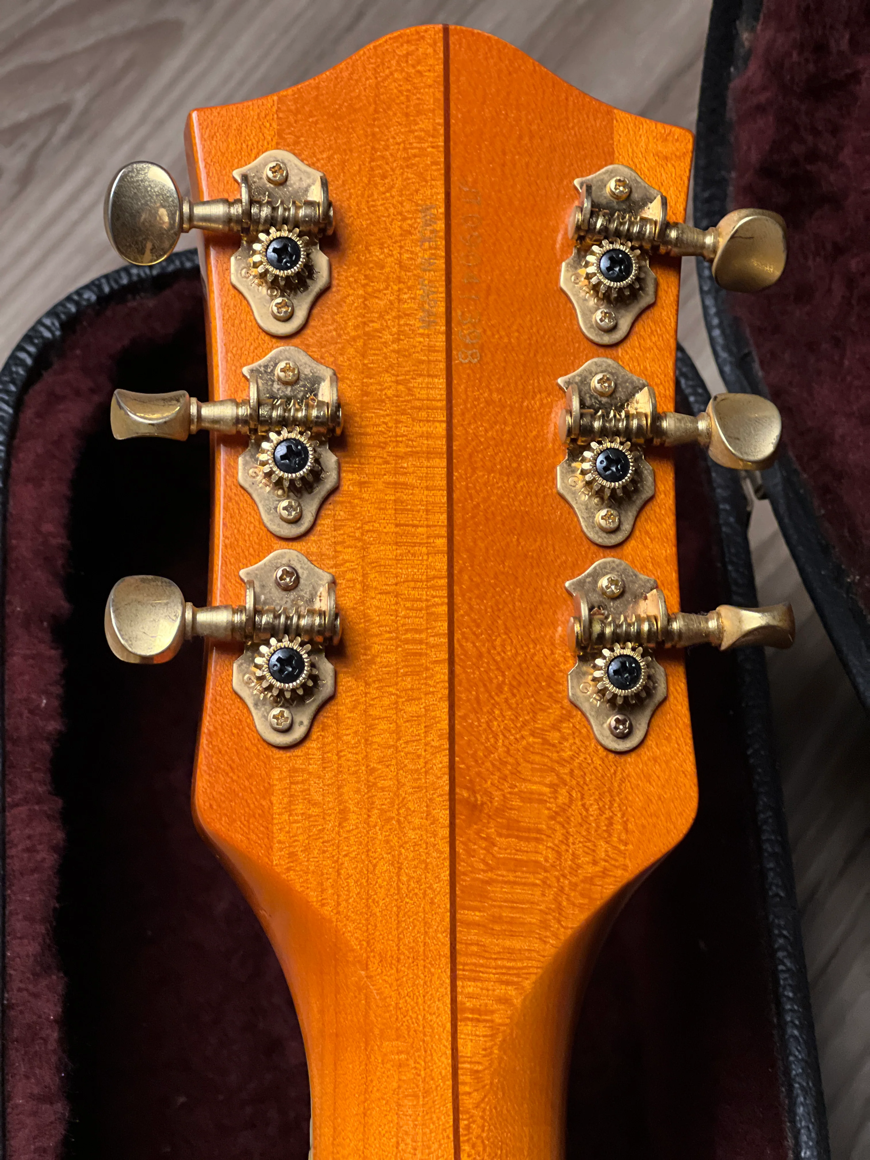 Gretsch G6120-1959 Chet Atkins Hollowbody w/Bigsby in Vintage Orange Stain (USED) JT09041398 - Image 9