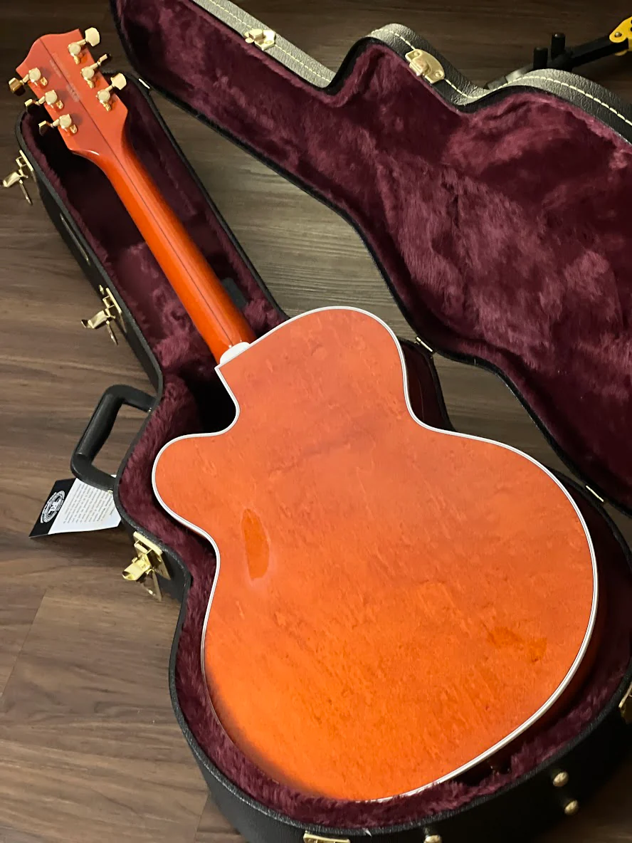 Gretsch G6120TG Players Edition Nashville Hollowbody with Bigsby in Orange Stain JT21083288 - Image 5