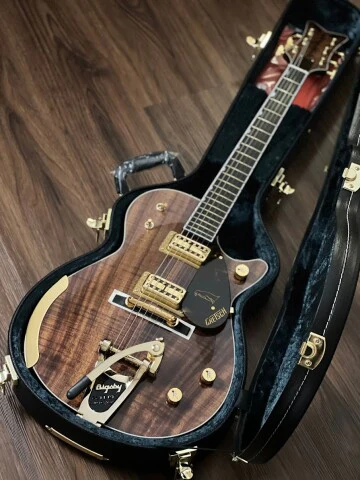 Gretsch G6134T Limited Edition Penguin Koa with Bigsby in Natural - Image 2