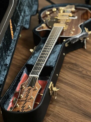 Gretsch G6134T Limited Edition Penguin Koa with Bigsby in Natural - Image 7