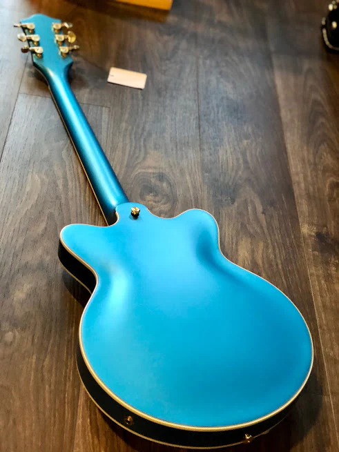 Gretsch Streamliner G2655TG-P90 Center Block Jr - Riviera Blue Satin - Image 2