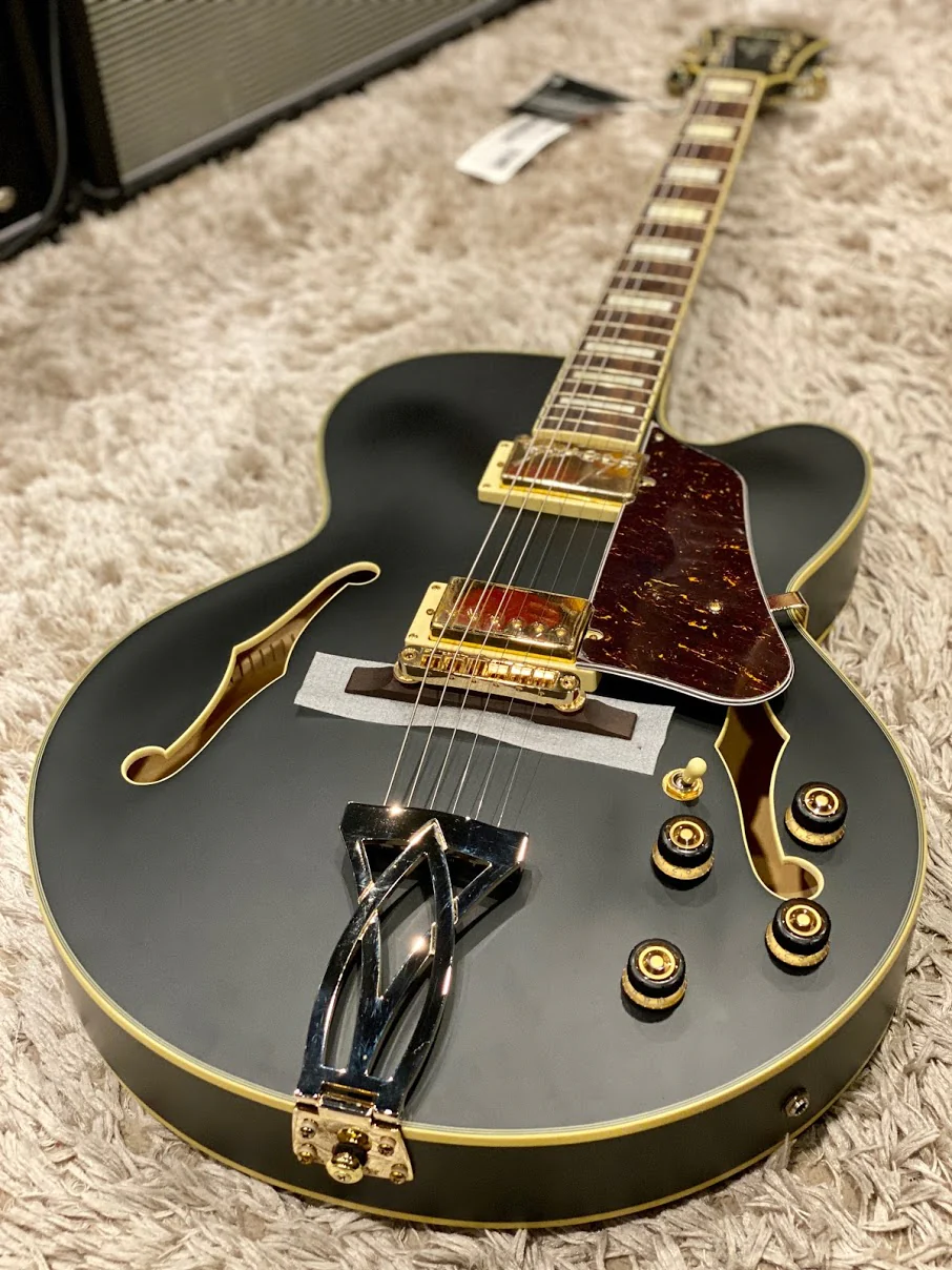 Ibanez AF75G-BKF Electric Guitar In Black Flat - Image 2