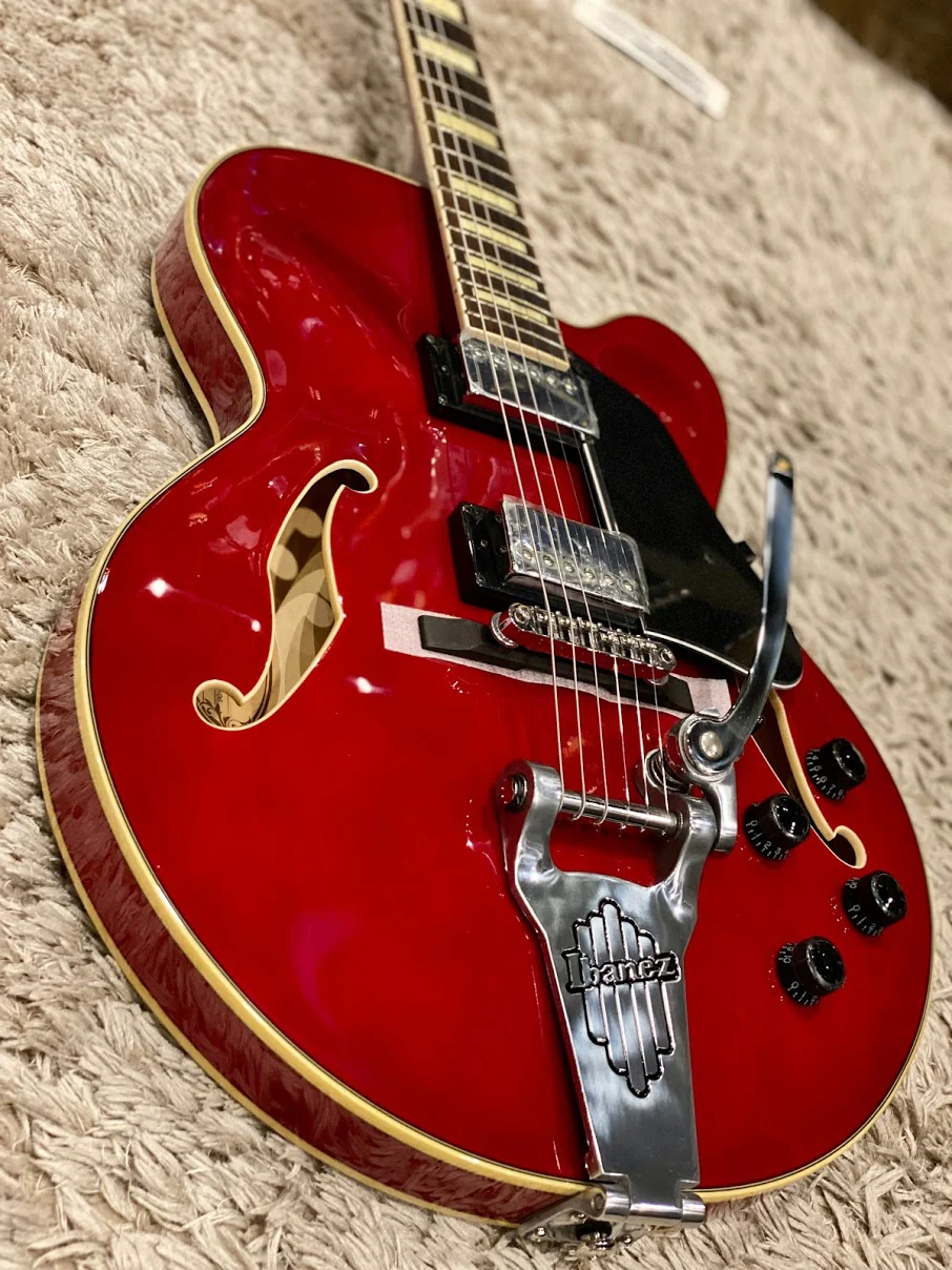 Ibanez AFS75T-TRD Artcore in Trans Red - Image 2