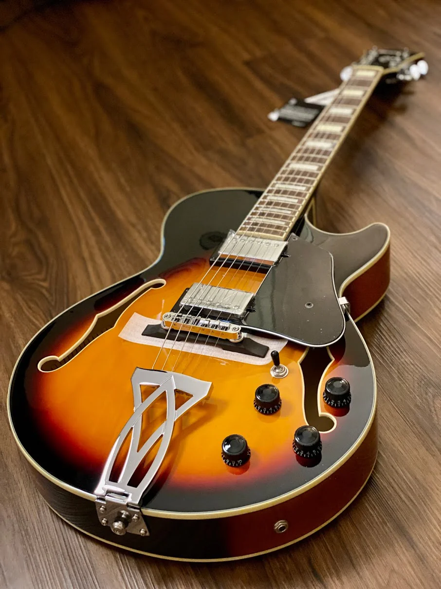 Ibanez AG75 Hollowbody in Brown Sunburst - Image 2