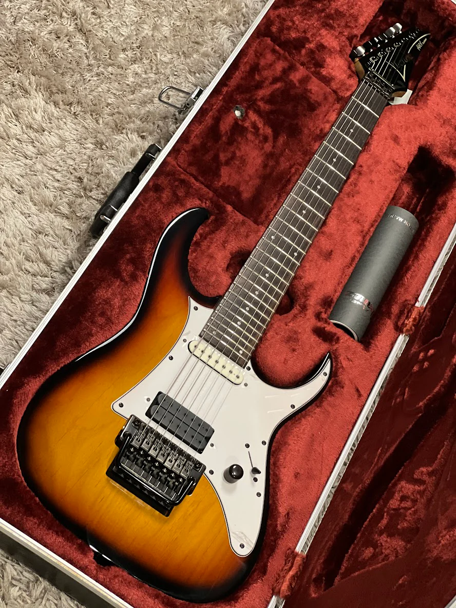 Ibanez APEX100 TFB Korn Munky Signature in Tri Fade Burst - Image 3