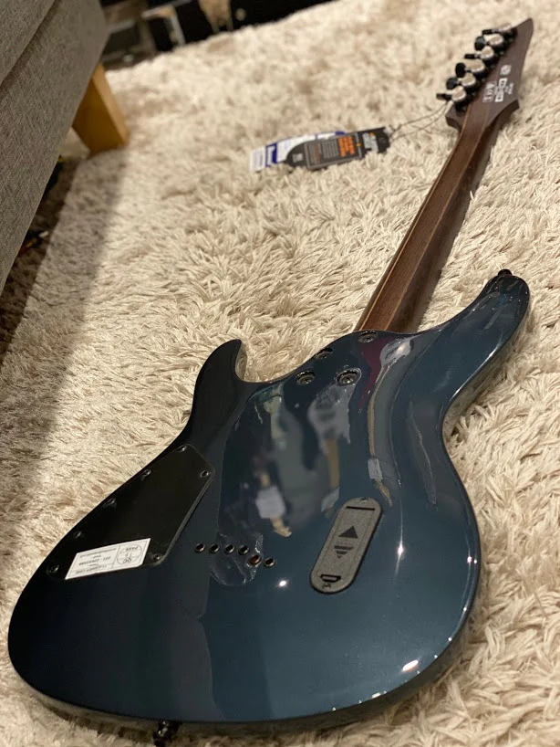 Ibanez Axion Label S671ALB - Black Aurora Burst Gloss - Image 3