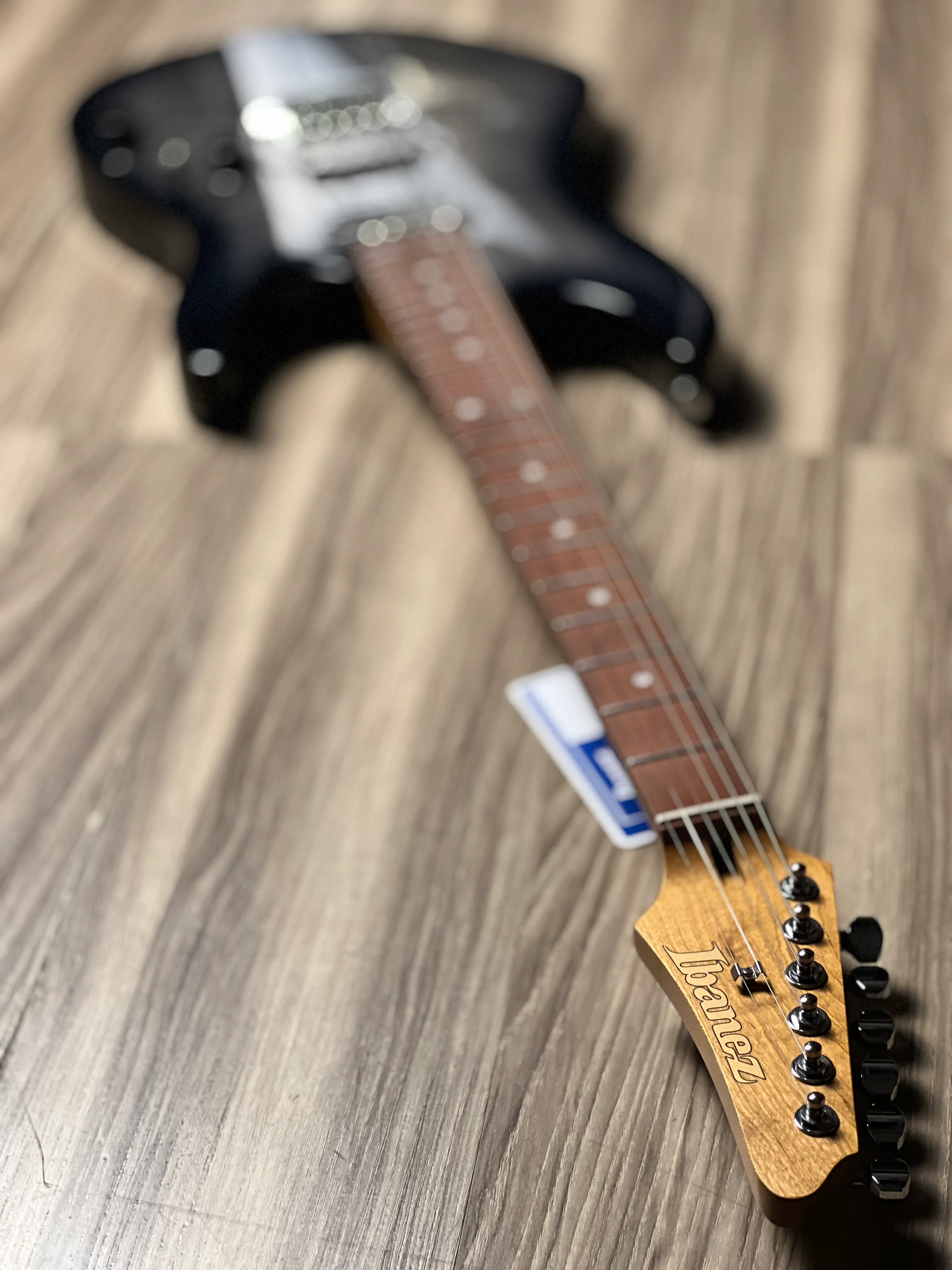 Ibanez AZ24S1F-TKS in Transparent Black Sunburst - Image 6