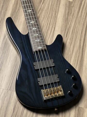 Ibanez DWB35 BBL Bright Blue Doug Wimbish Signature 5 String - Image 3