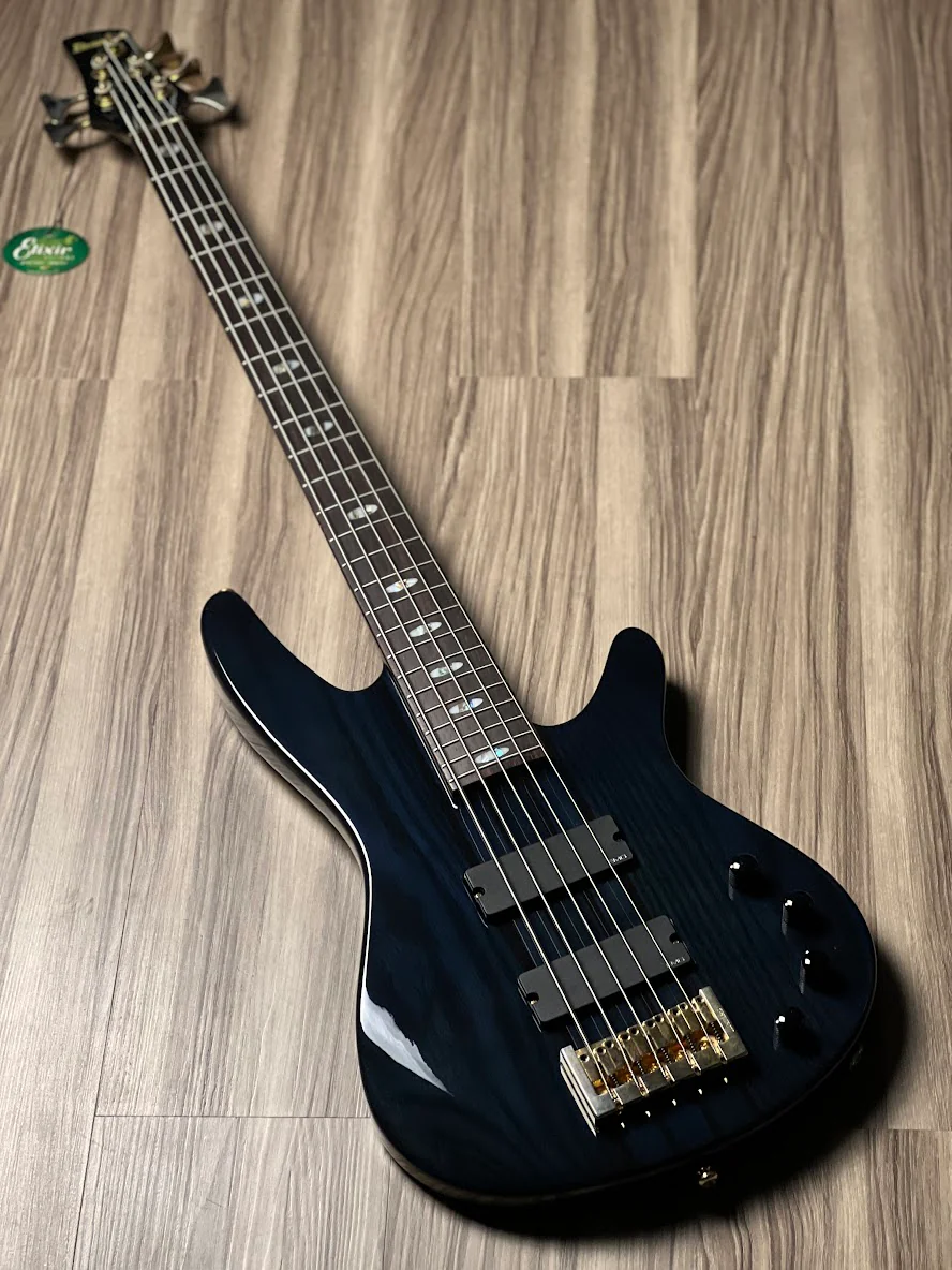 Ibanez DWB35 BBL Bright Blue Doug Wimbish Signature 5 String - Image 6