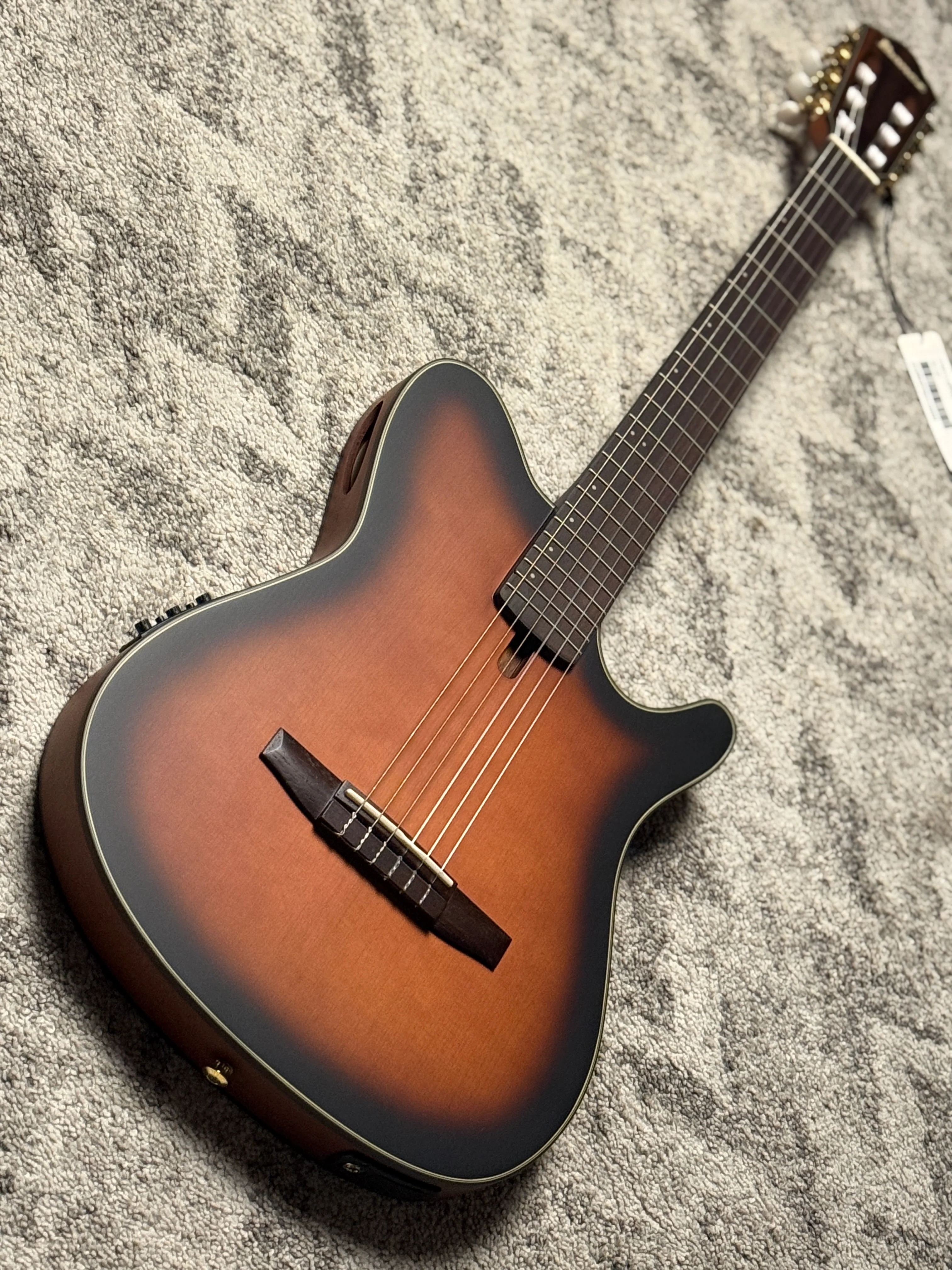 Ibanez FRH10N-BSF Acoustic-Electric Guitar in Brown Sunburst Flat - Image 3