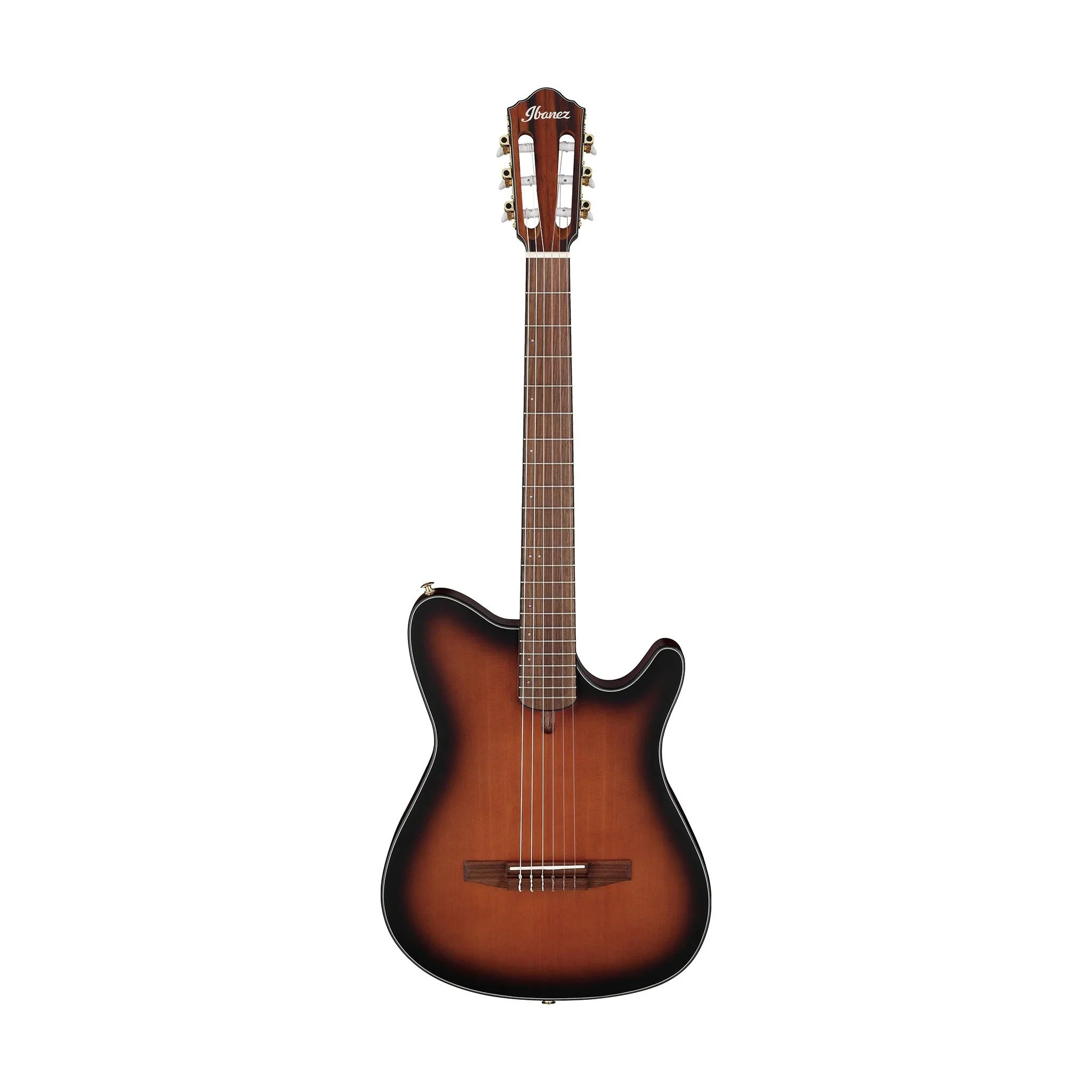Ibanez FRH10N-BSF Acoustic-Electric Guitar in Brown Sunburst Flat - Image 8