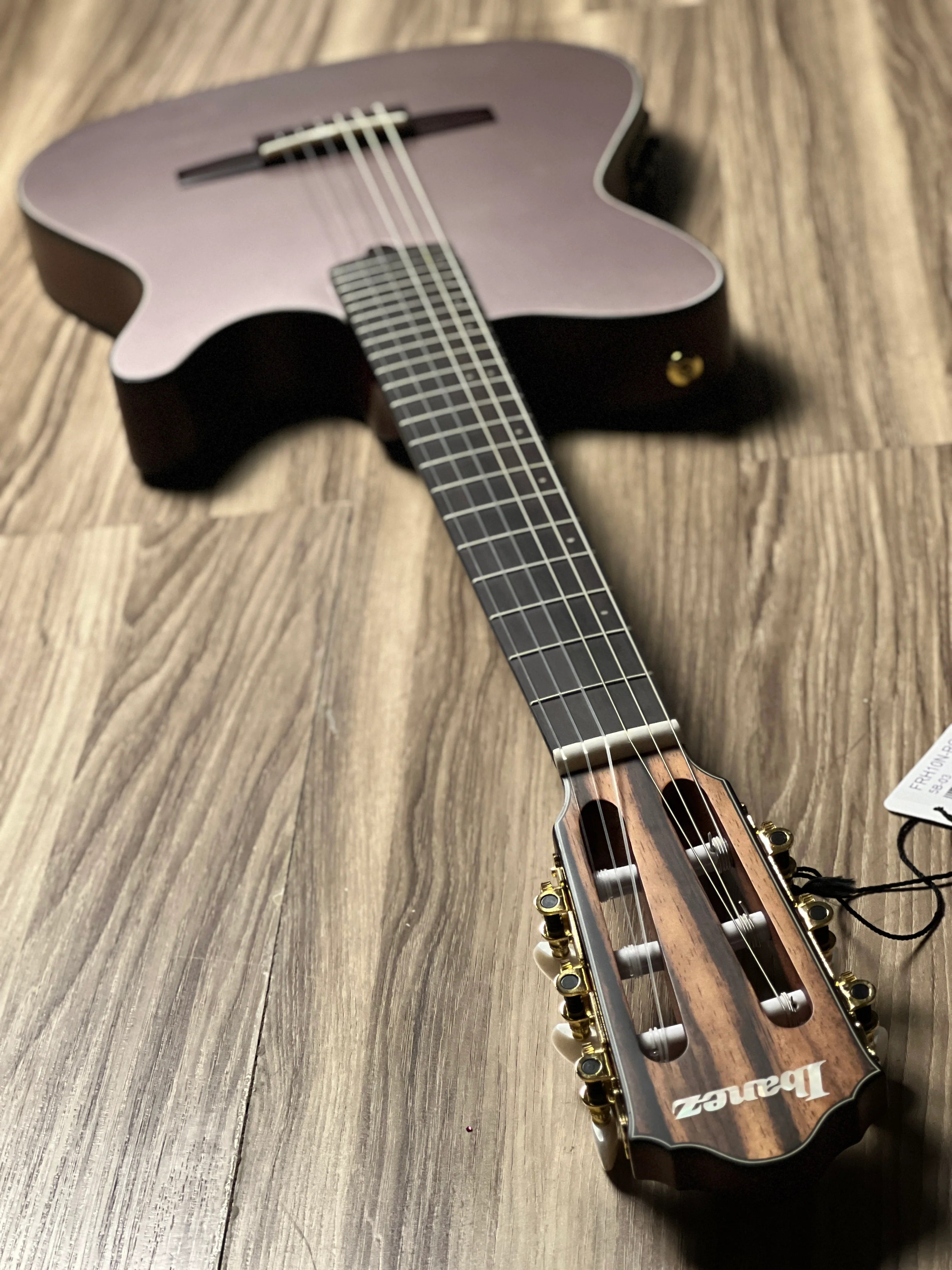Ibanez FRH10N-RGF Acoustic-Electric in Rose Gold Metallic Flat - Image 6