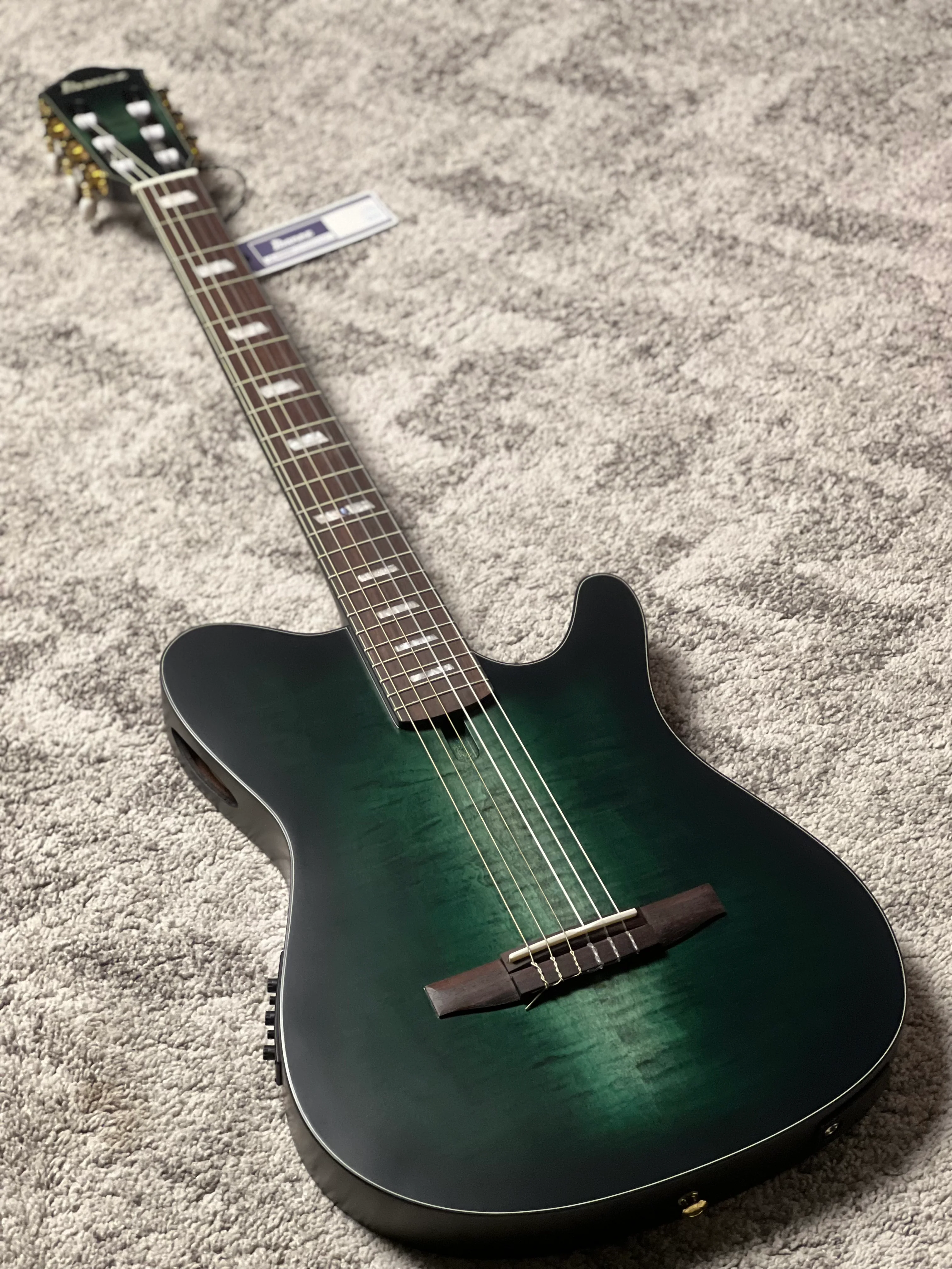 Ibanez FRH20FMN-DGL Acoustic Electric in Deep Emerald Green Low Gloss - Image 2