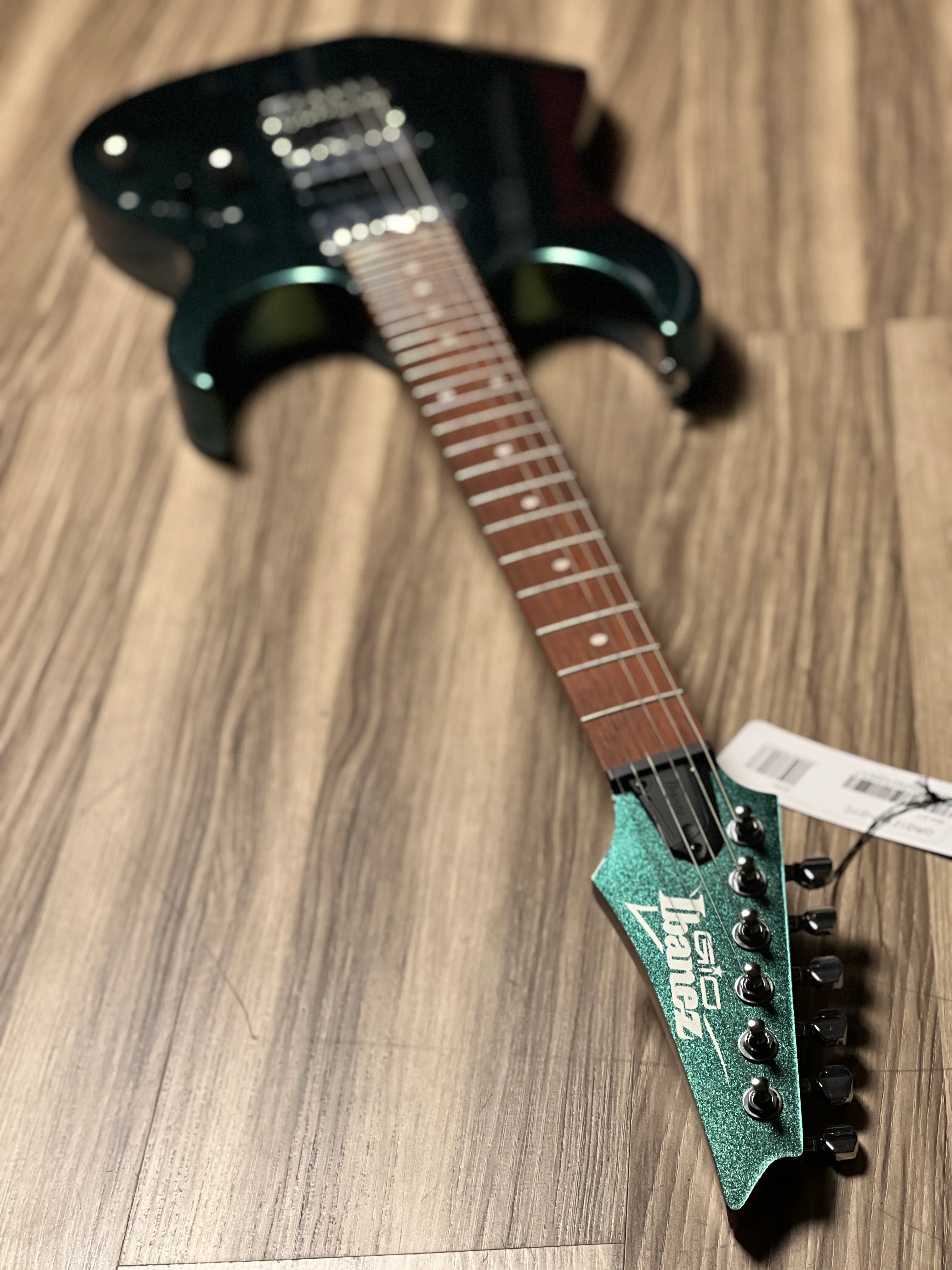 Ibanez GRG121SP-GYC in Green Yellow Chameleon - Image 6