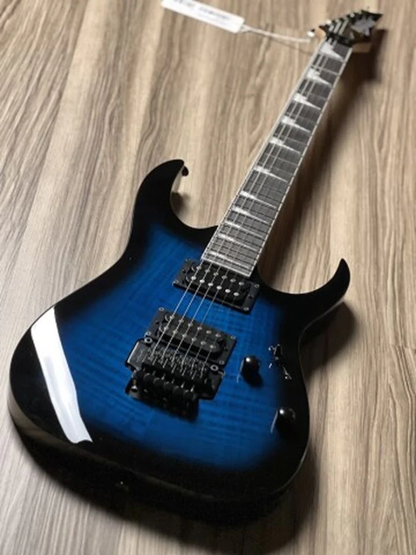 Ibanez GRG320FA-TBS Electric Guitar in Transparent Blue Sunburst - Image 2