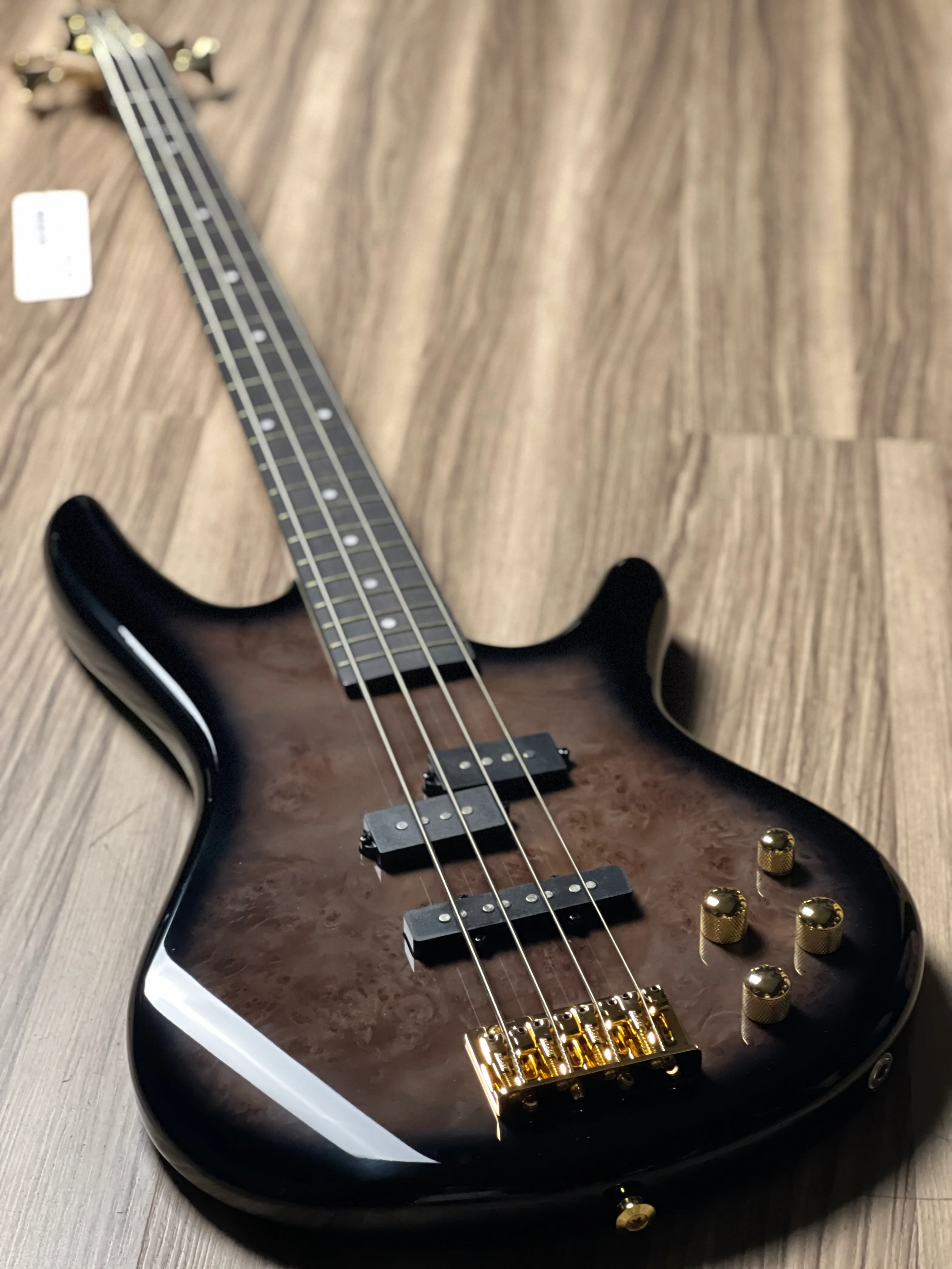 Ibanez GSR200PC-TPB 4-String in Transparent Pale Black Burst - Image 3