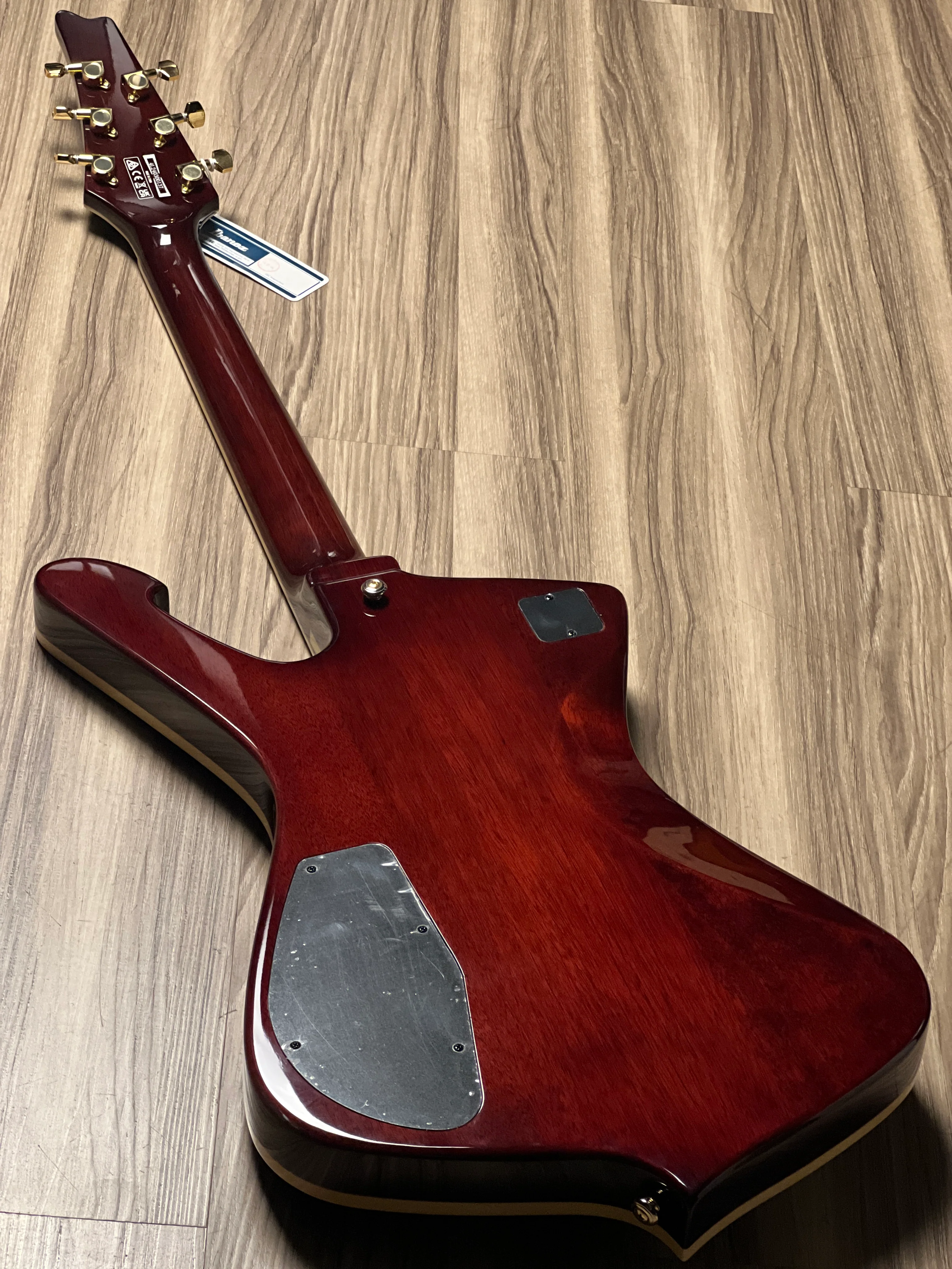 Ibanez Iceman IC420FM-VLS w/IC Bag in Violin Sunburst - Image 6