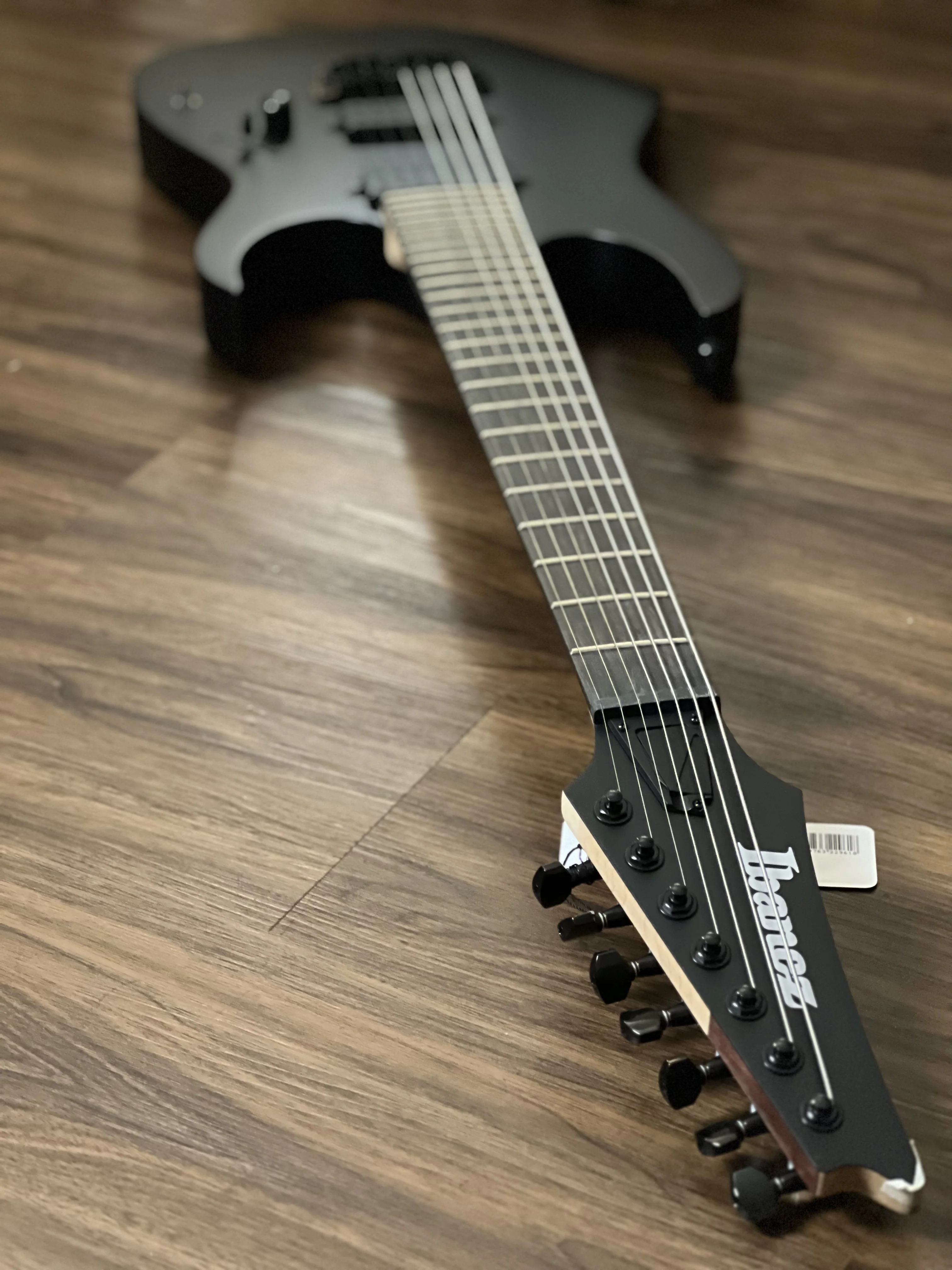 Ibanez Iron Label RGIXL7-BKF 7-String in Black Flat - Image 6
