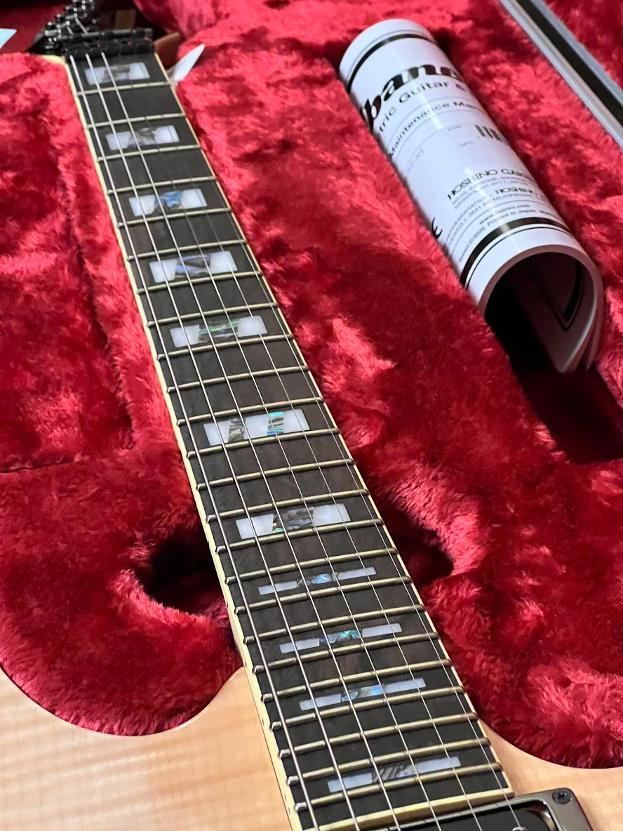 Ibanez J Custom RG8570CST in Natural - Image 6