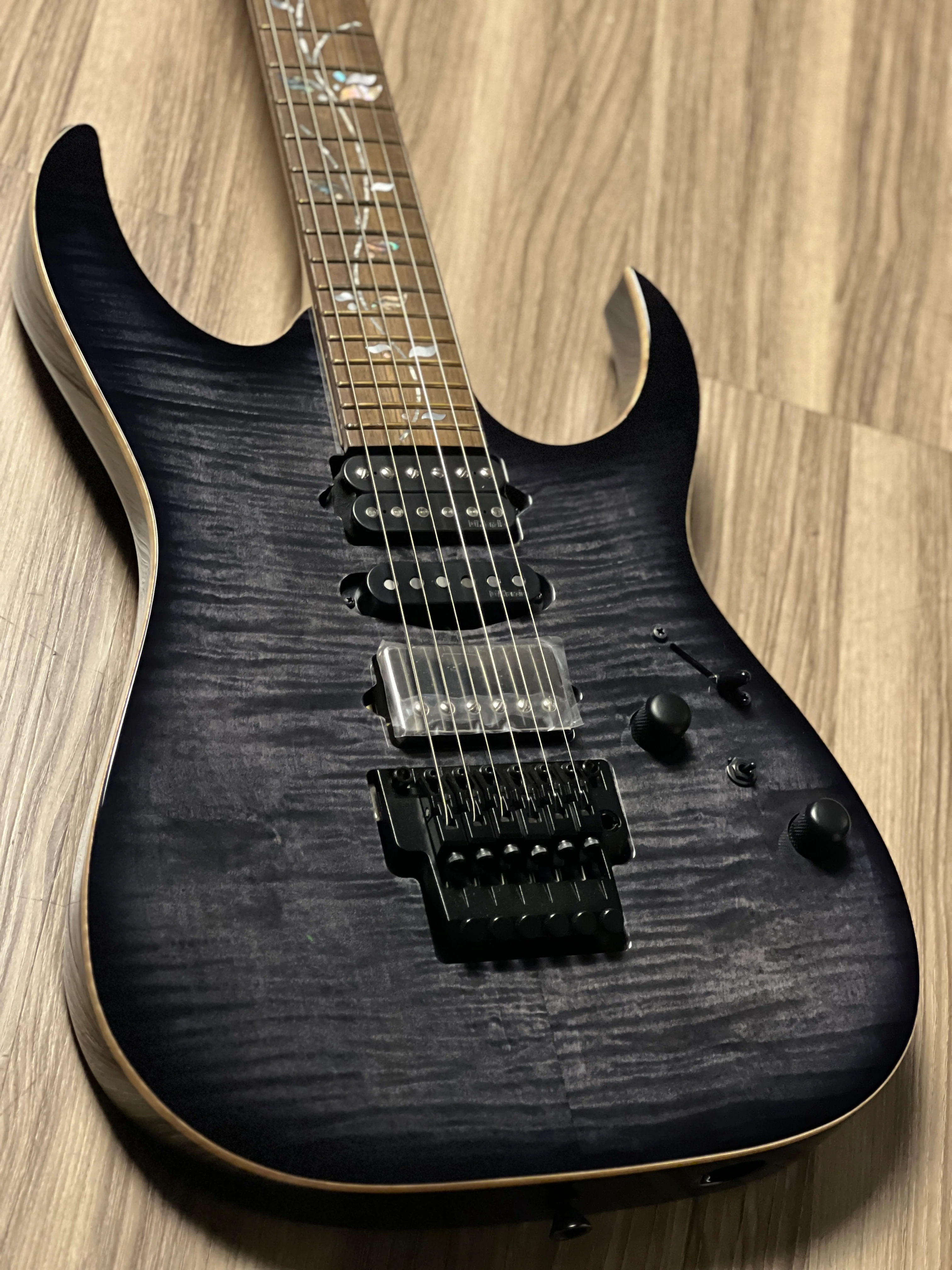 Ibanez J Custom RG8870 w/Case In Black Rutile F2415733 - Image 10