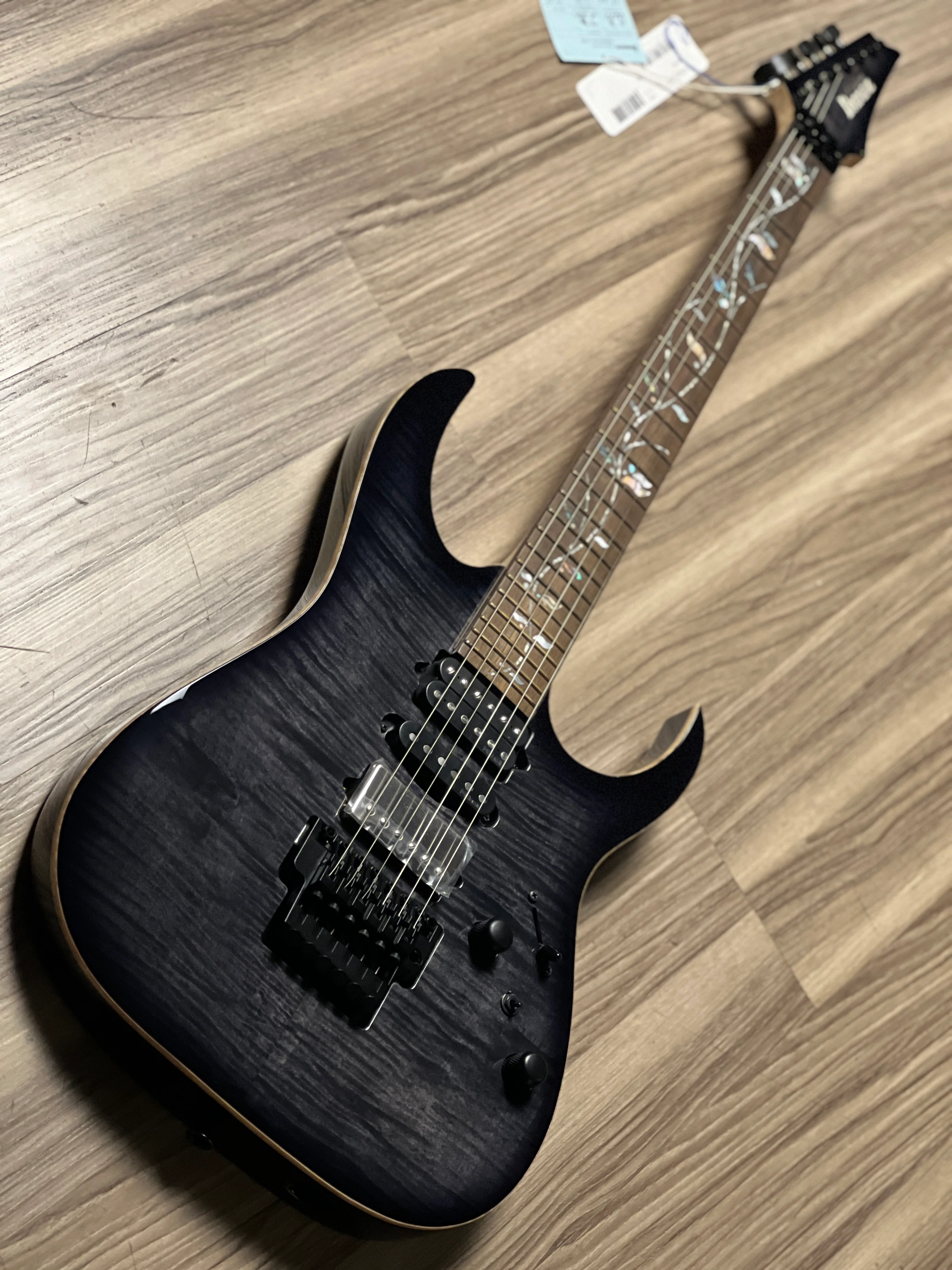 Ibanez J Custom RG8870 w/Case In Black Rutile F2415733 - Image 9