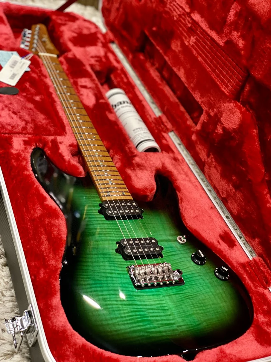 Ibanez Marco Sfogli Signature MSM100 - Fabula Green Burst - Image 3