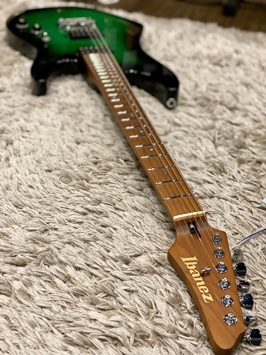 Ibanez Marco Sfogli Signature MSM100 - Fabula Green Burst - Image 5
