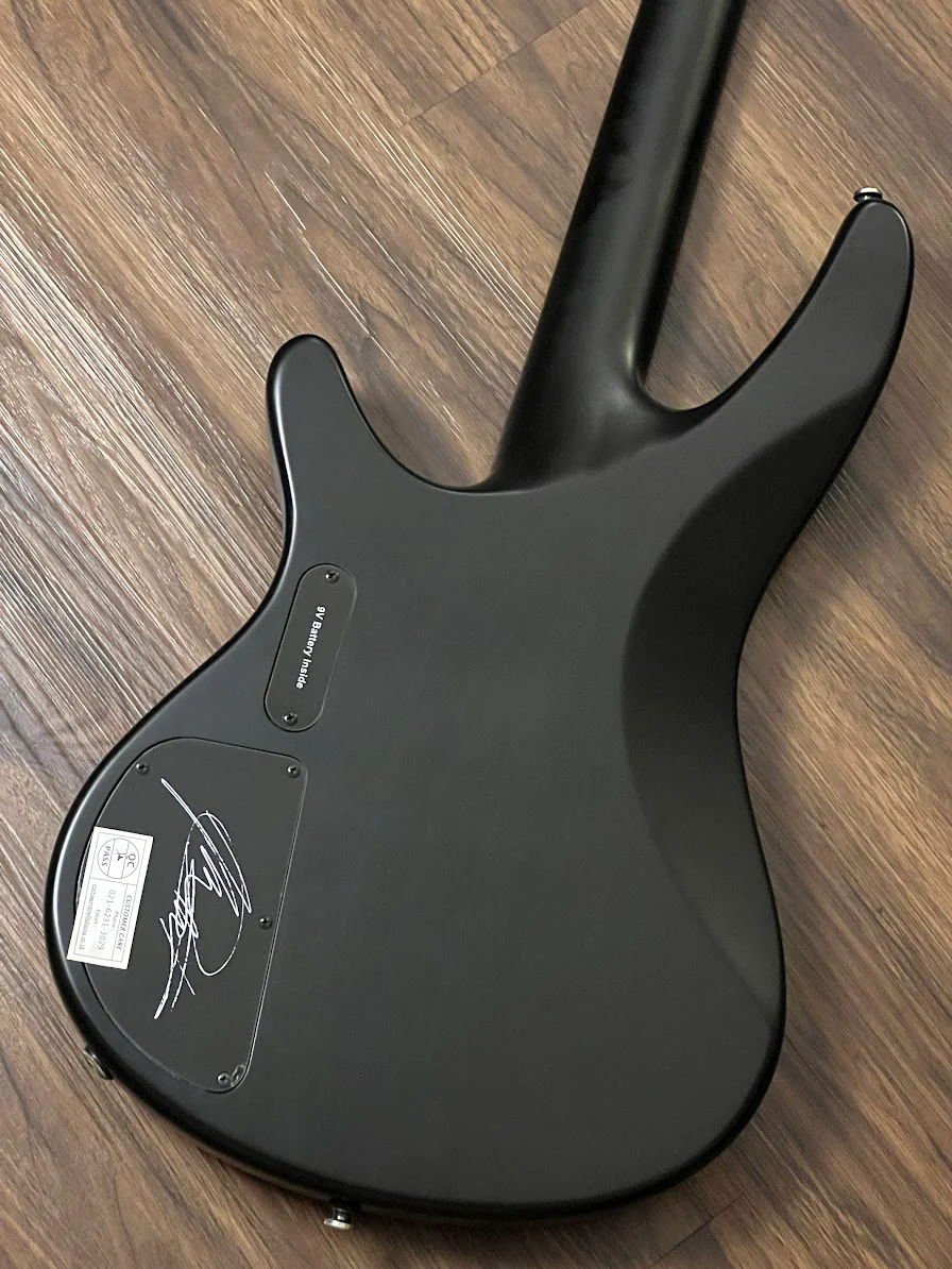Ibanez MDB1 BKF in Black Flat - Mike D'Antonio Signature Electric Bass - Image 4