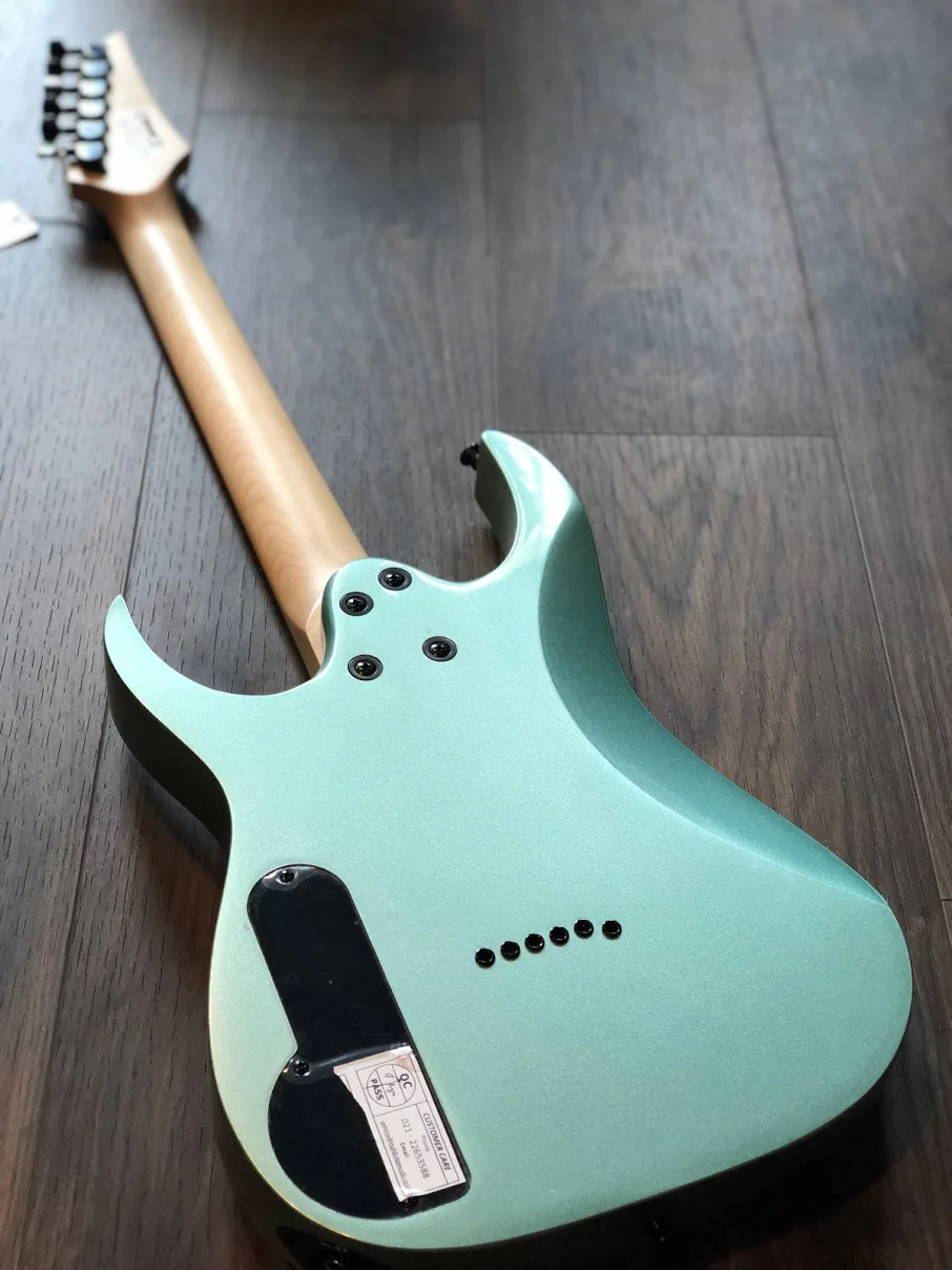 Ibanez PGMM-21 MGN Mikro Paul Gilbert Signature in Metallic Light Green - Image 3