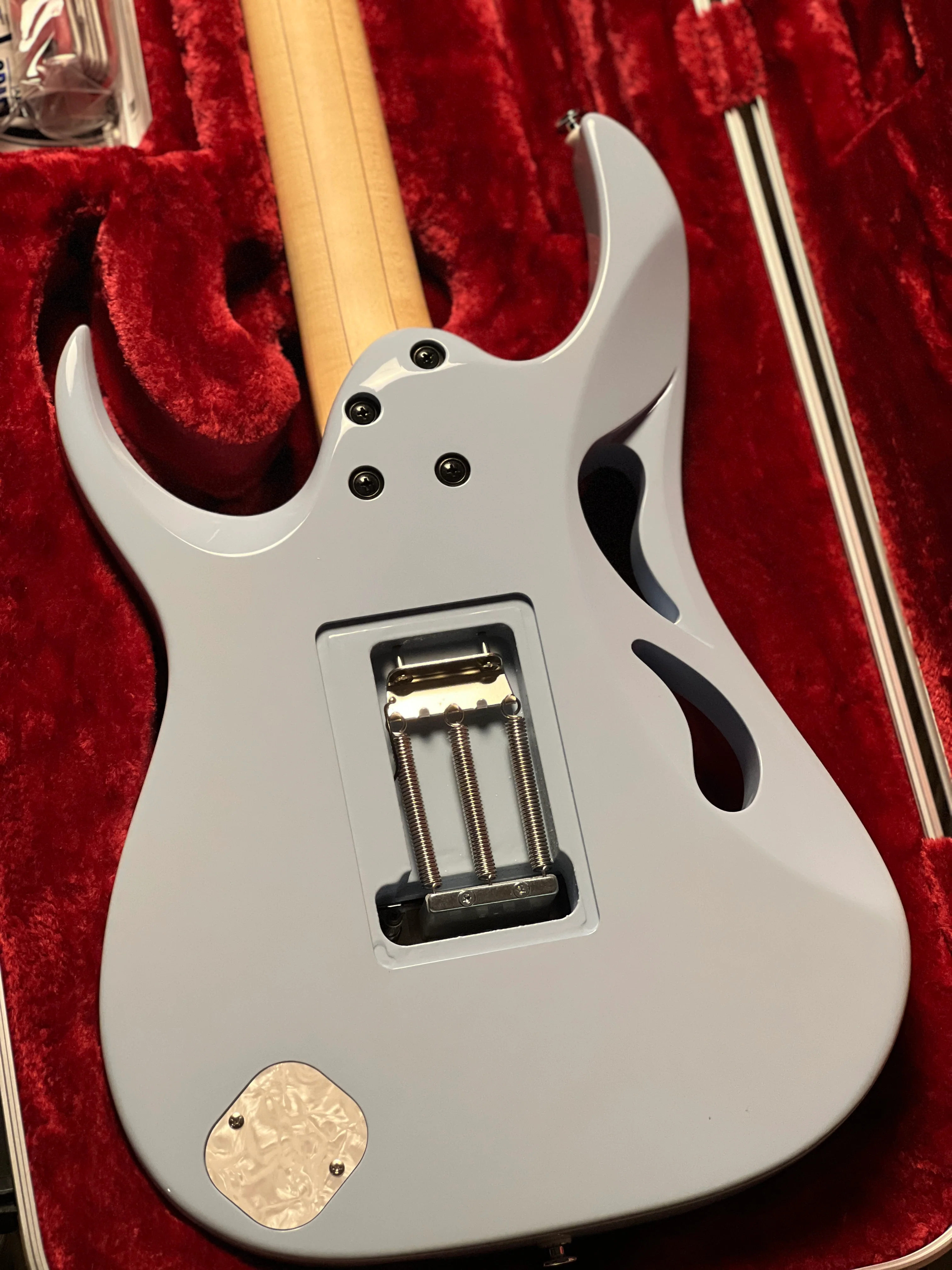 Ibanez PIA3761C Steve Vai Signature in Blue Powder with Case F2413550 - Image 7