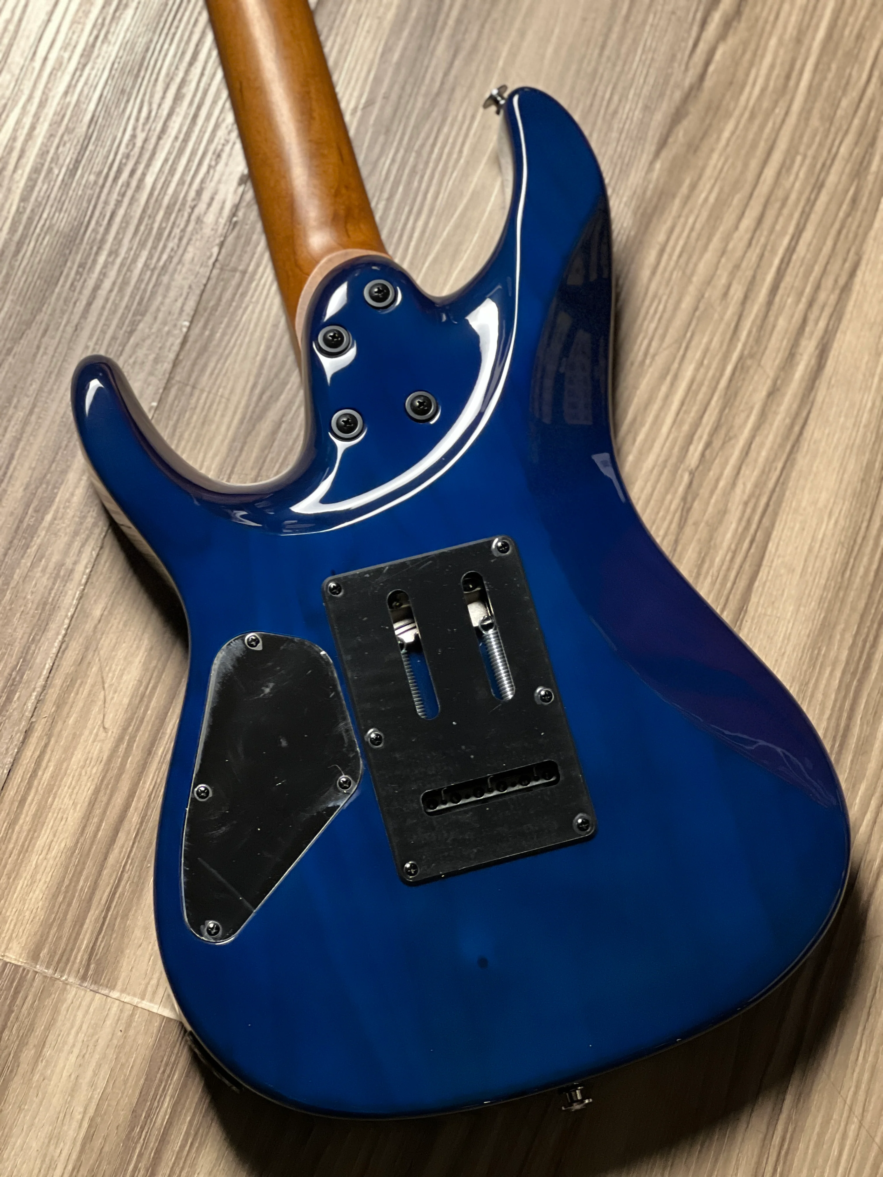 Ibanez AZ24S1F-TXB in Transparent Turquoise Burst - Image 5