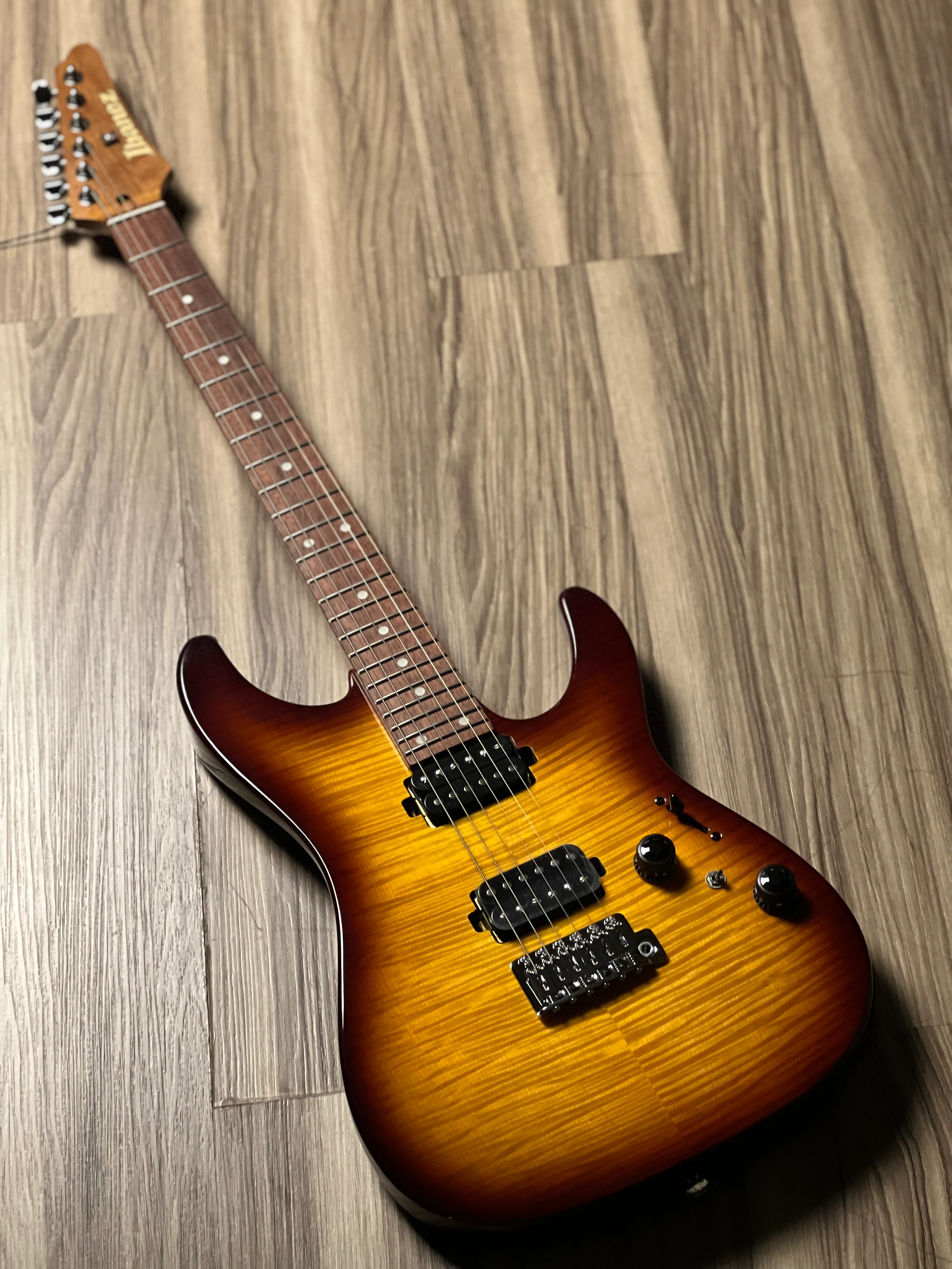 Ibanez AZ24S1F VLS in Violin Sunburst - Image 2