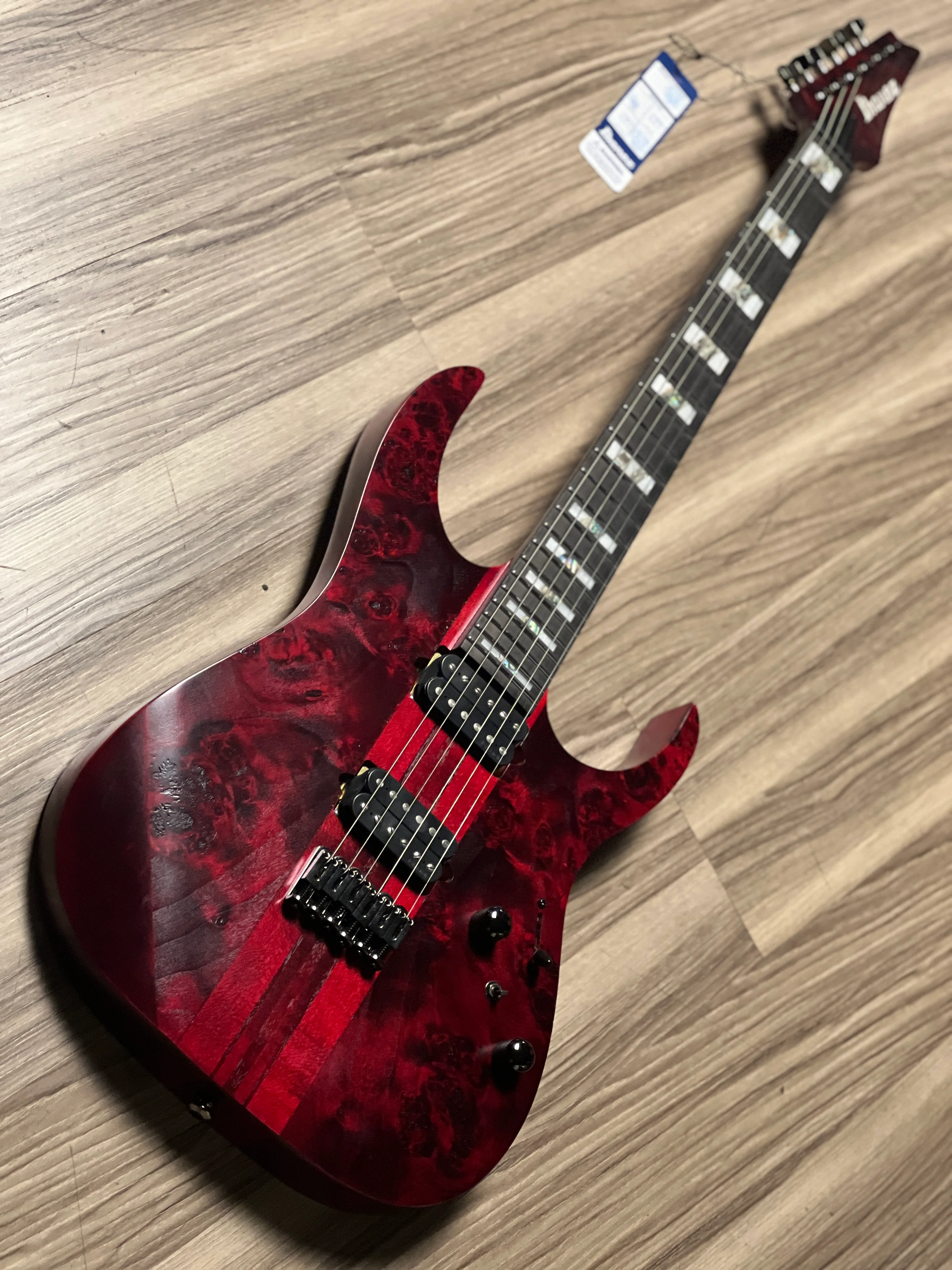 Ibanez Premium RGT1221PB-SWL with Gig Bag in Stained Wine Red Low Gloss 240311113 - Image 3