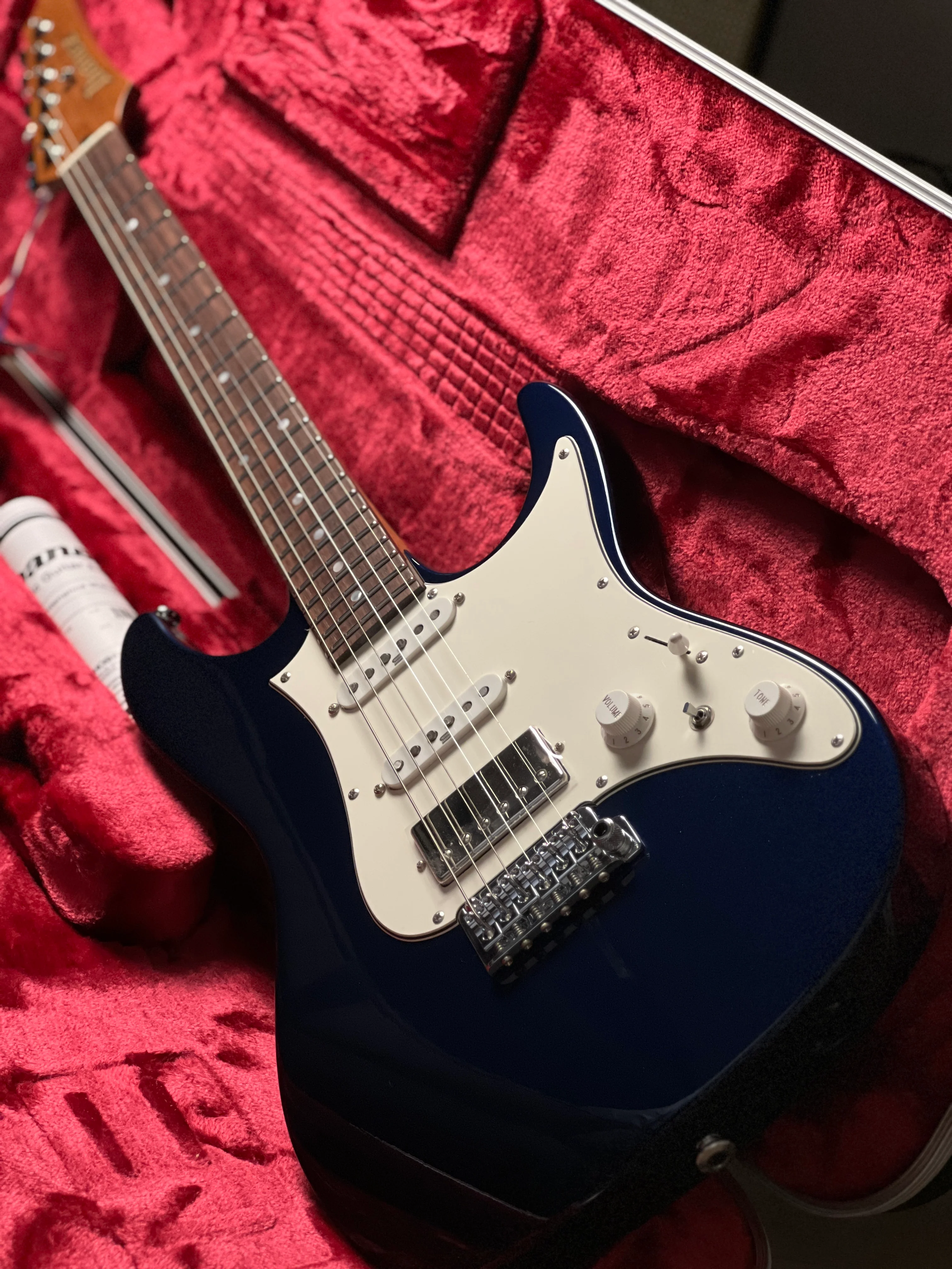 Ibanez Prestige AZ2204NW-DTB w/Case in Dark Tide Blue F2412225 - Image 6