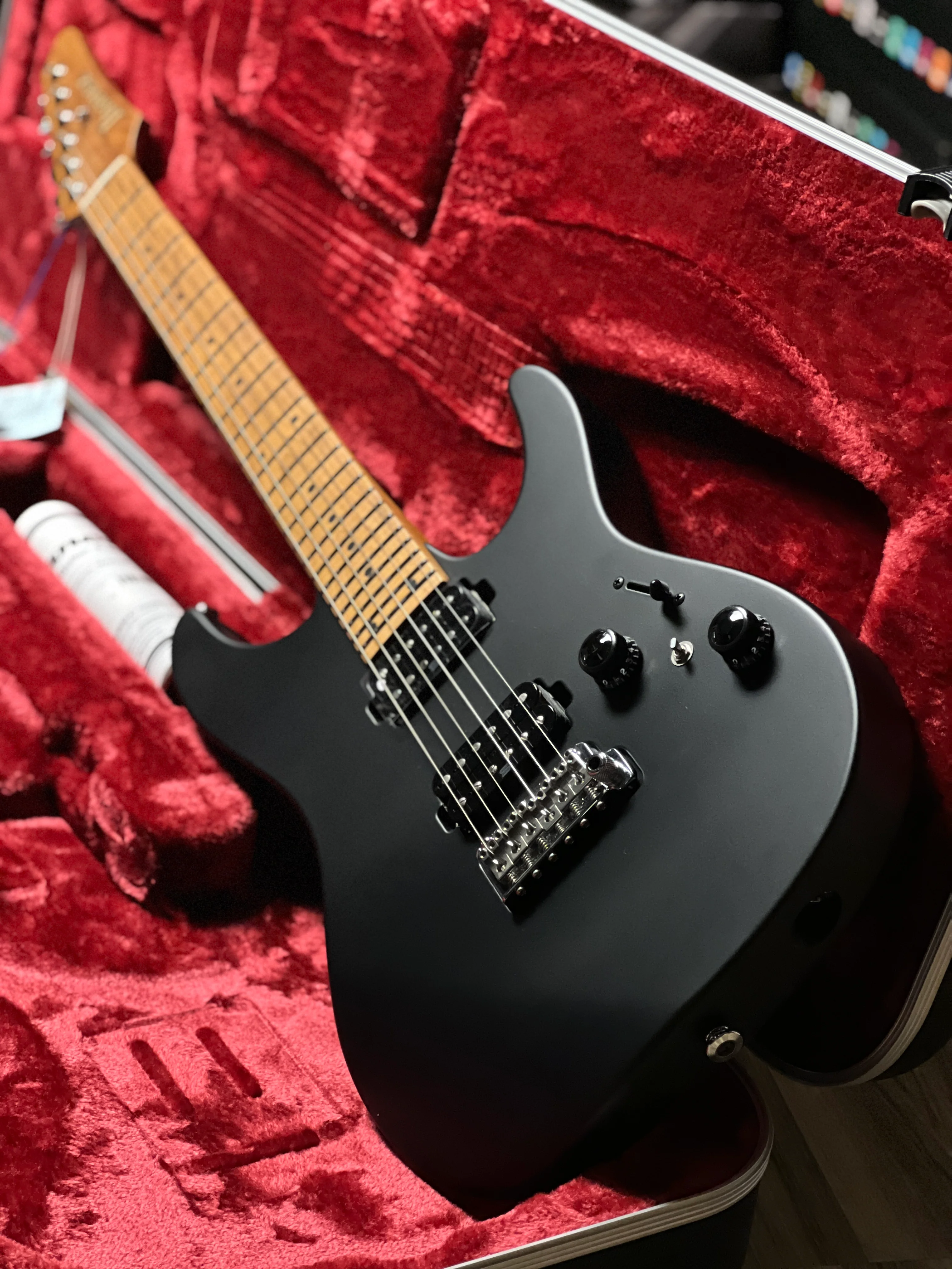 Ibanez Prestige AZ2402-BKF in Black Flat F2412269 - Image 4