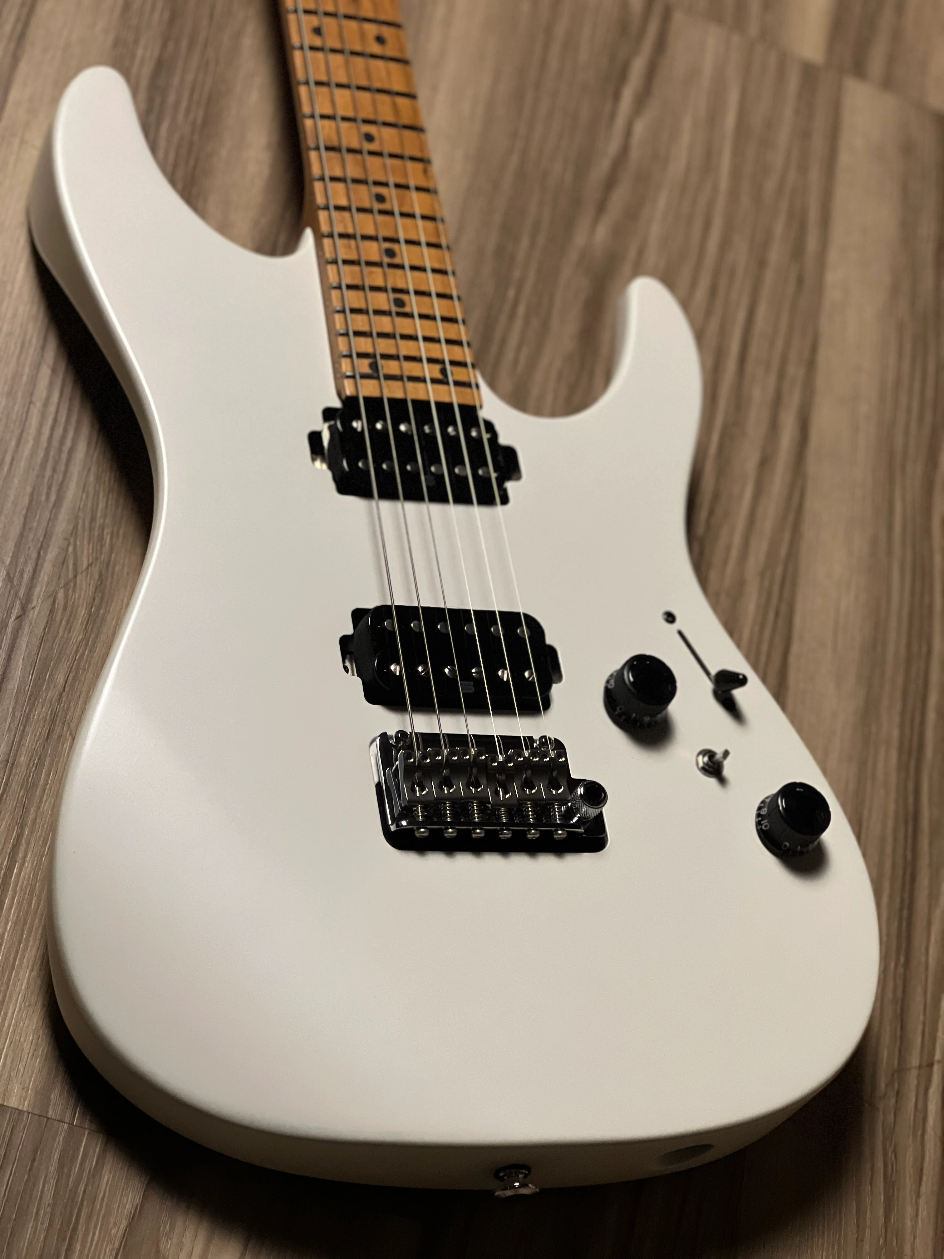 Ibanez Prestige AZ2402-PWF w/Case in Pearl White Flat F2410244 - Image 10