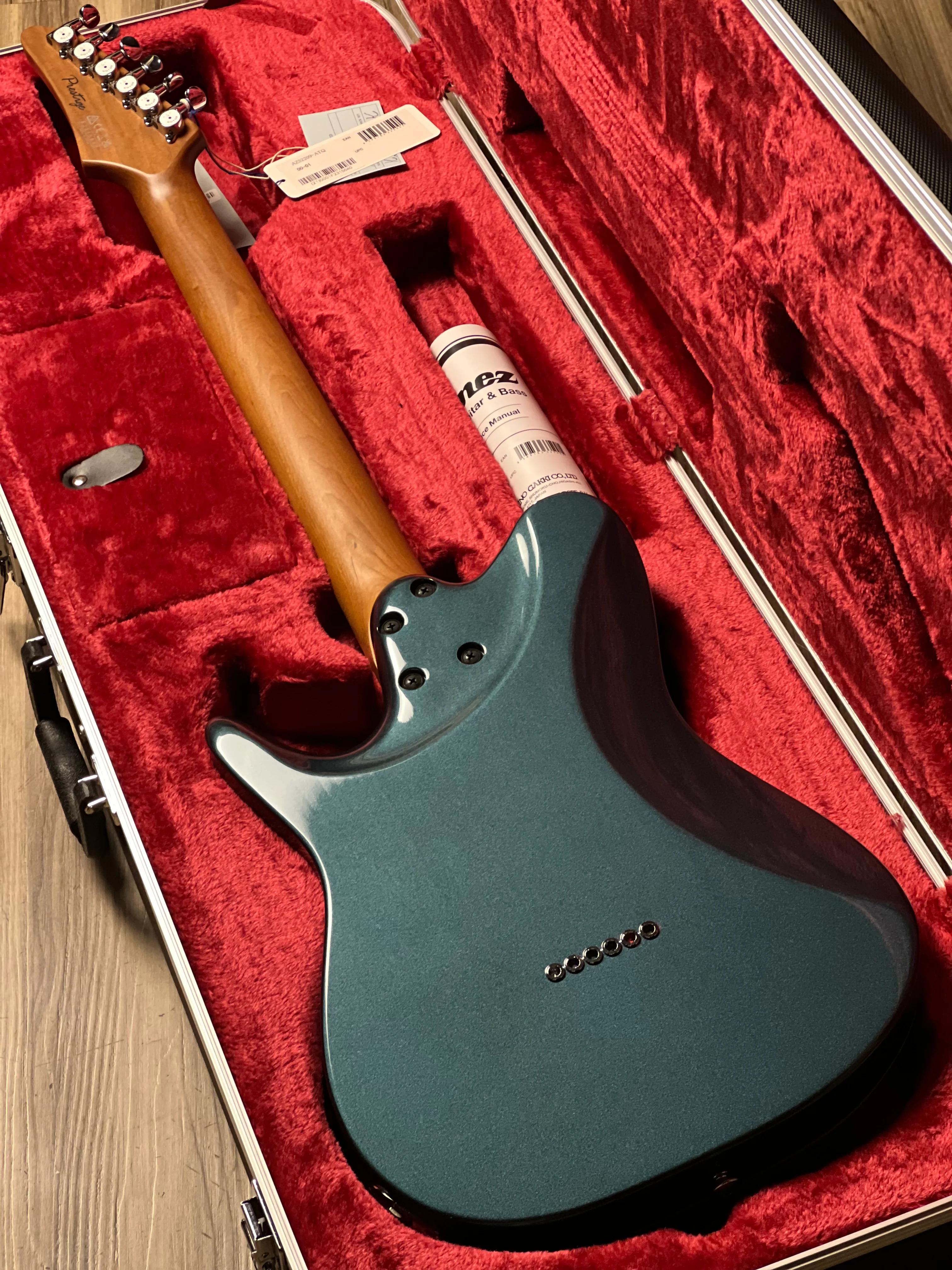 Ibanez Prestige AZS2209 in Antique Turquoise with Case F2315640 - Image 5