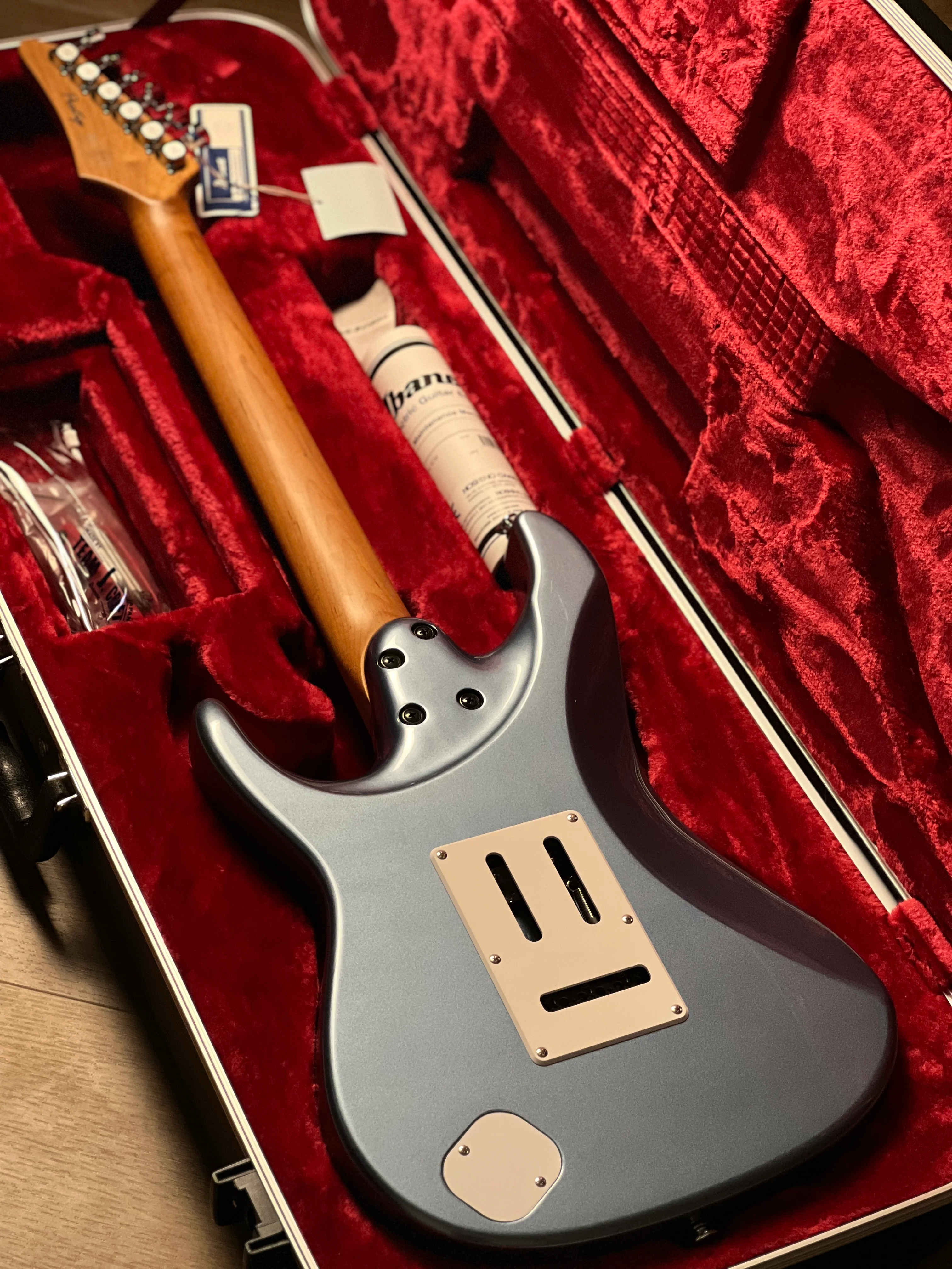 Ibanez Prestige Japan AZ2204-IBM in Ice Blue Metallic F2415012 - Image 6