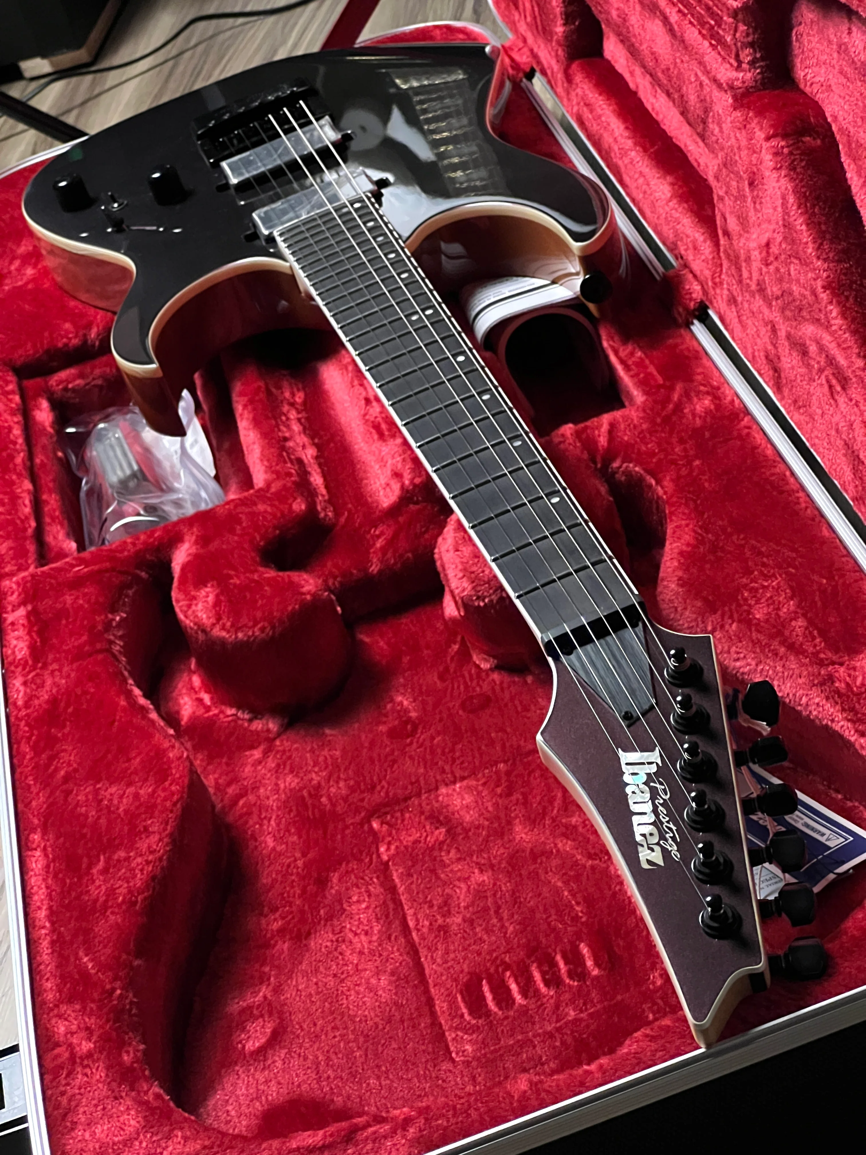 Ibanez Prestige RG5121ET-PRT w/Case Polar Lights F2306972 - Image 7