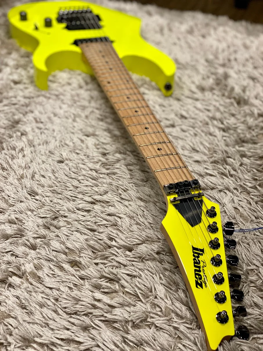 Ibanez Prestige RG752M - Desert Sun Yellow - Image 3