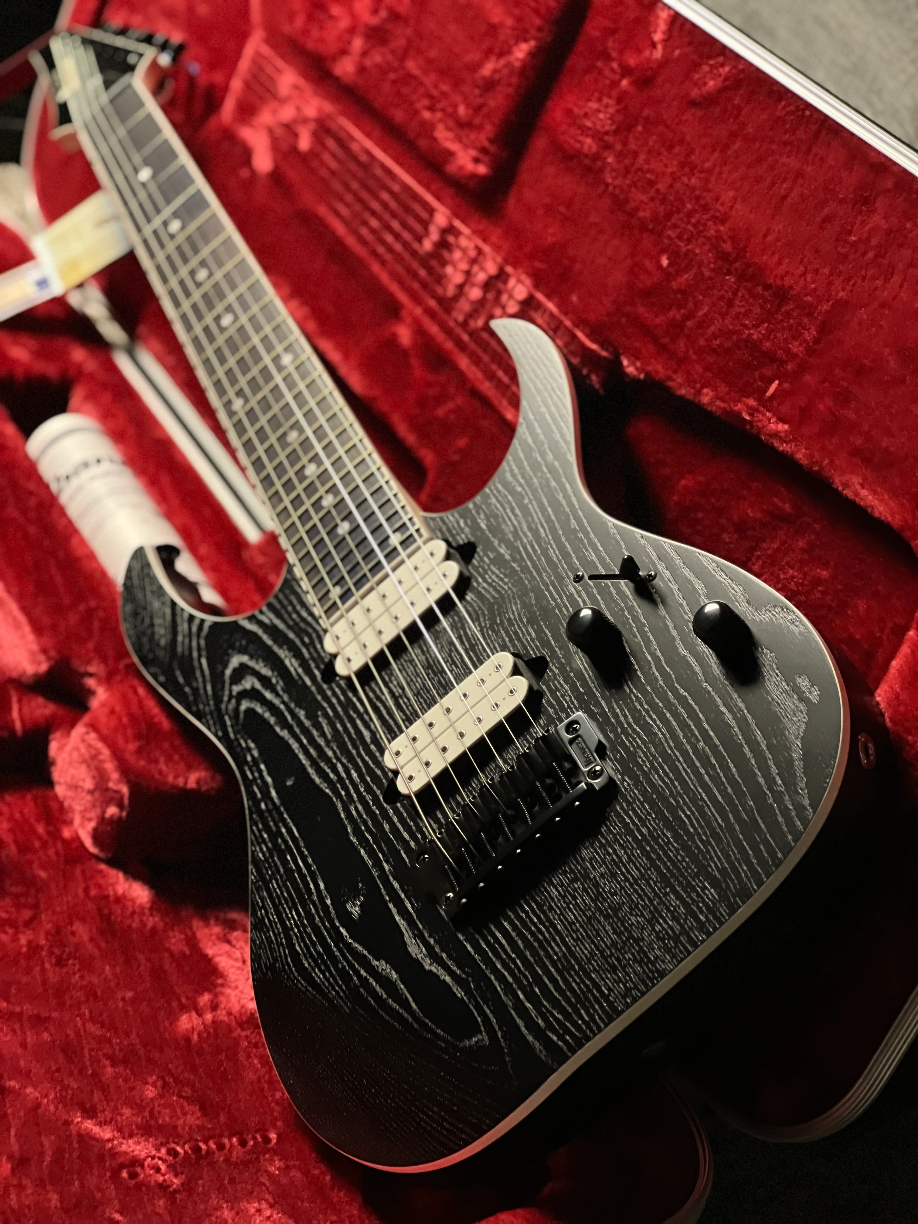 Ibanez Prestige RGR752AHBF in Weathered Black F2409724 - Image 4