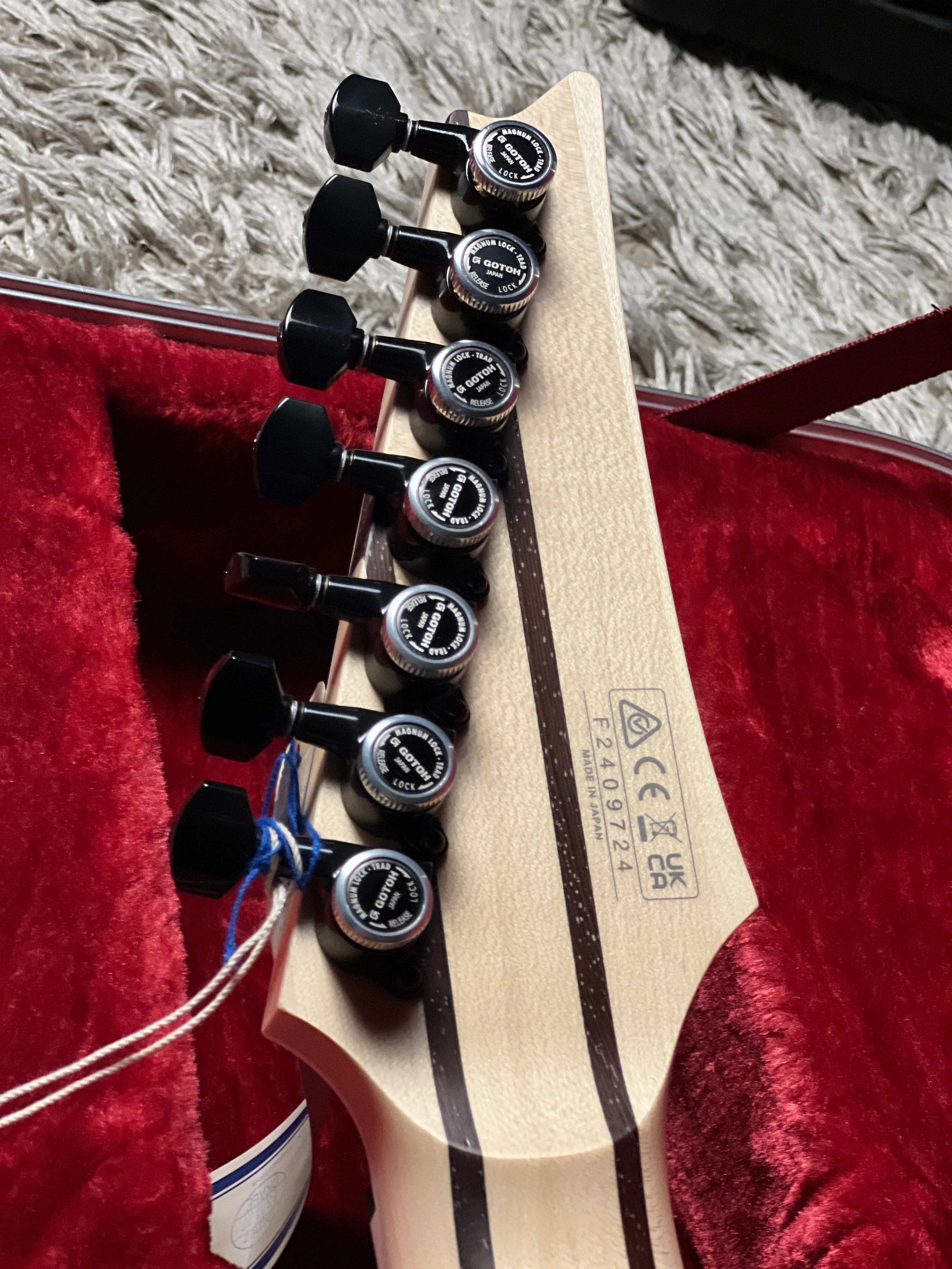 Ibanez Prestige RGR752AHBF in Weathered Black F2409724 - Image 6
