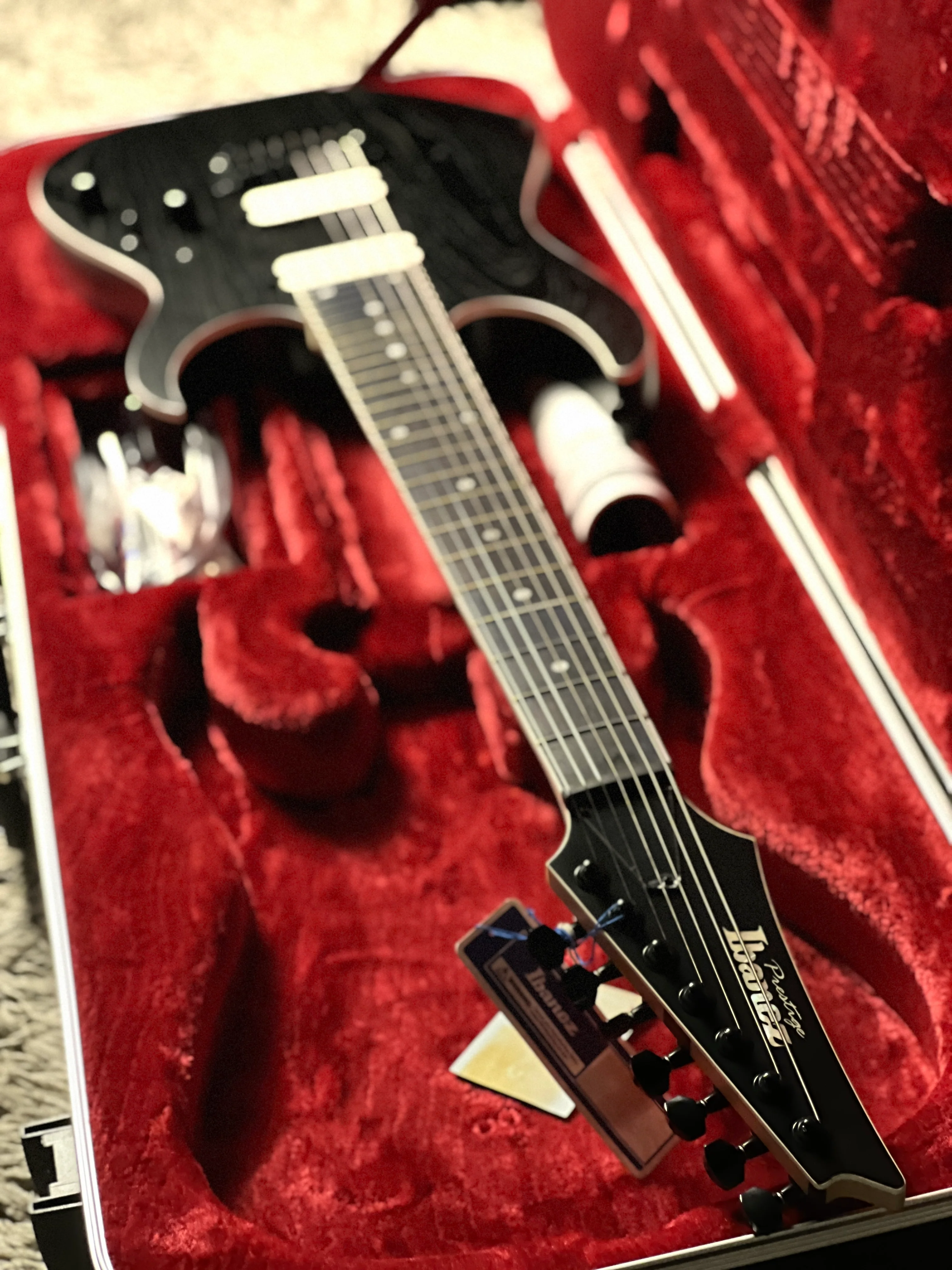 Ibanez Prestige RGR752AHBF in Weathered Black F2409724 - Image 7