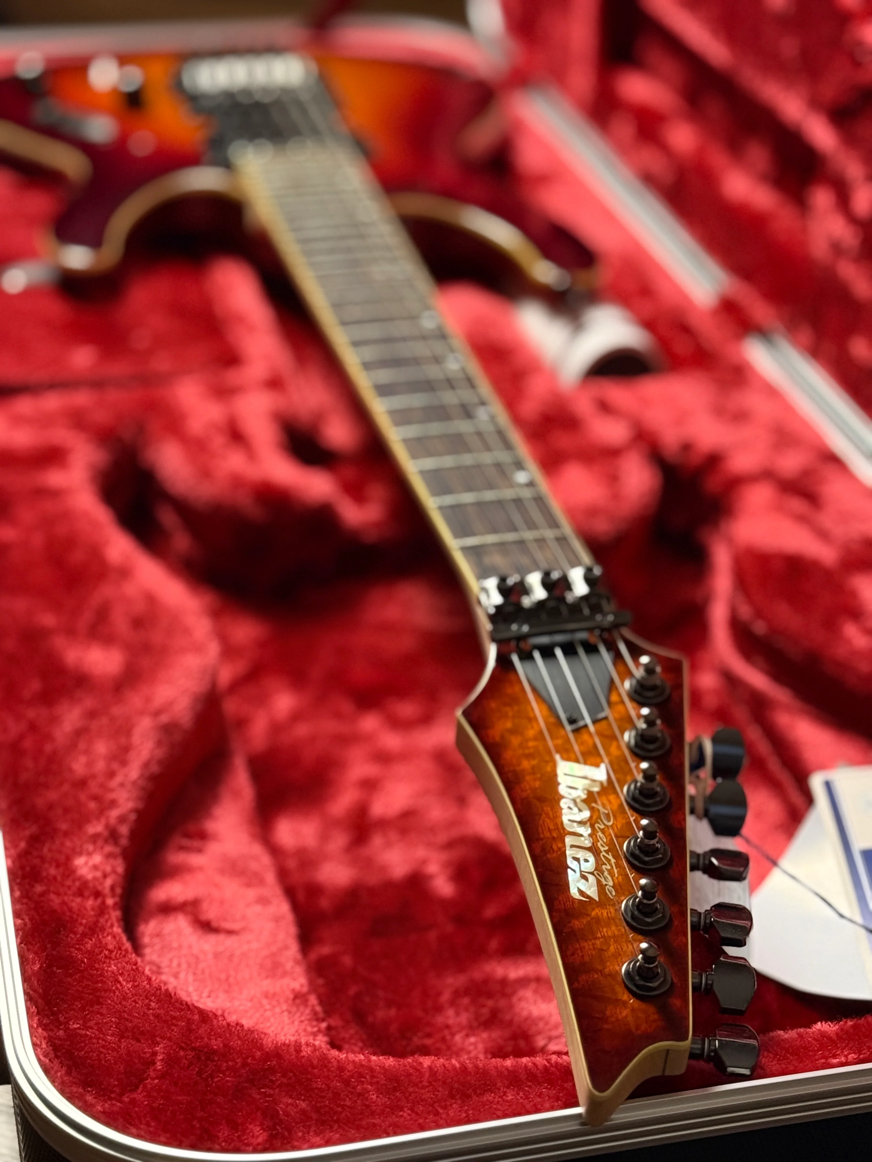 Ibanez Prestige S6570SK - Sunset Burst F2207034 - Image 9