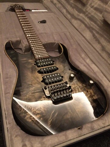Ibanez RG Premium RG1070PBZ - Charcoal Black Burst - Image 11