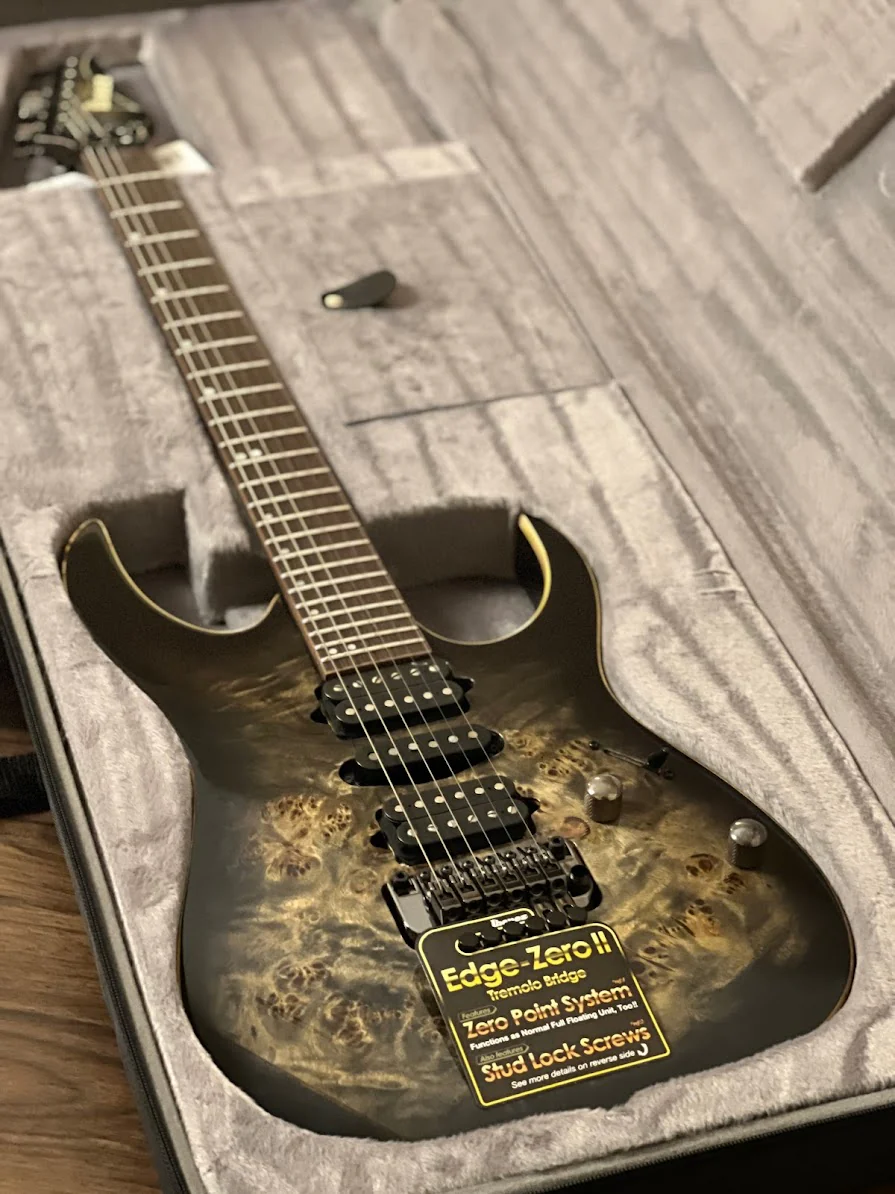 Ibanez RG Premium RG1070PBZ - Charcoal Black Burst - Image 3
