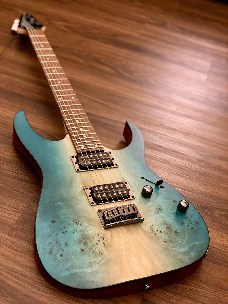 Ibanez RG421PB - Caribbean Shoreline Flat - Image 3
