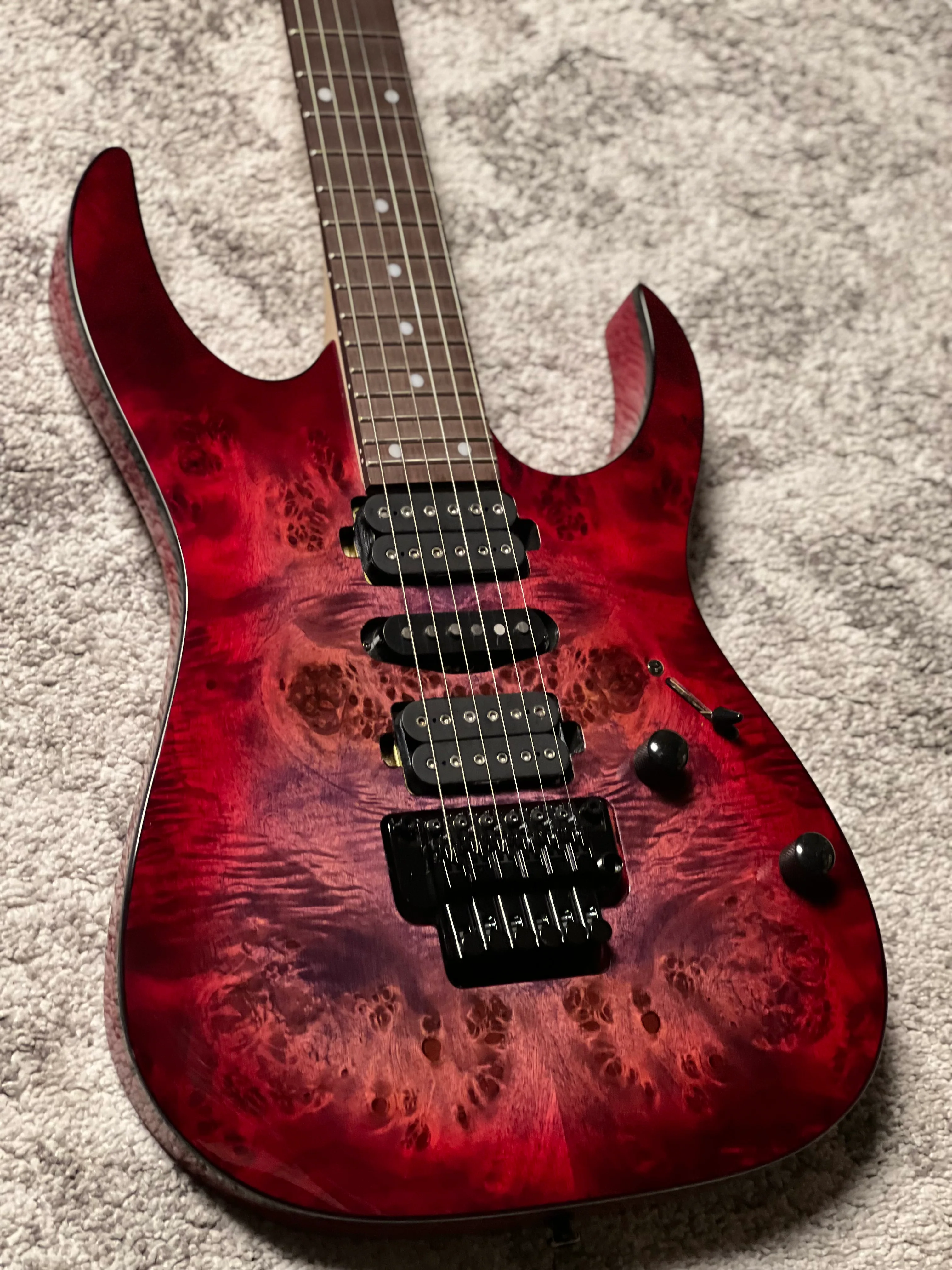 Ibanez RG470PB-REB in Red Eclipse Burst 260201470 (USED) - Image 4